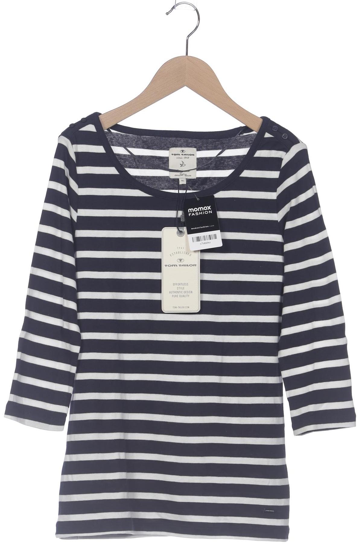 

Tom Tailor Damen Langarmshirt, marineblau, Gr. 38