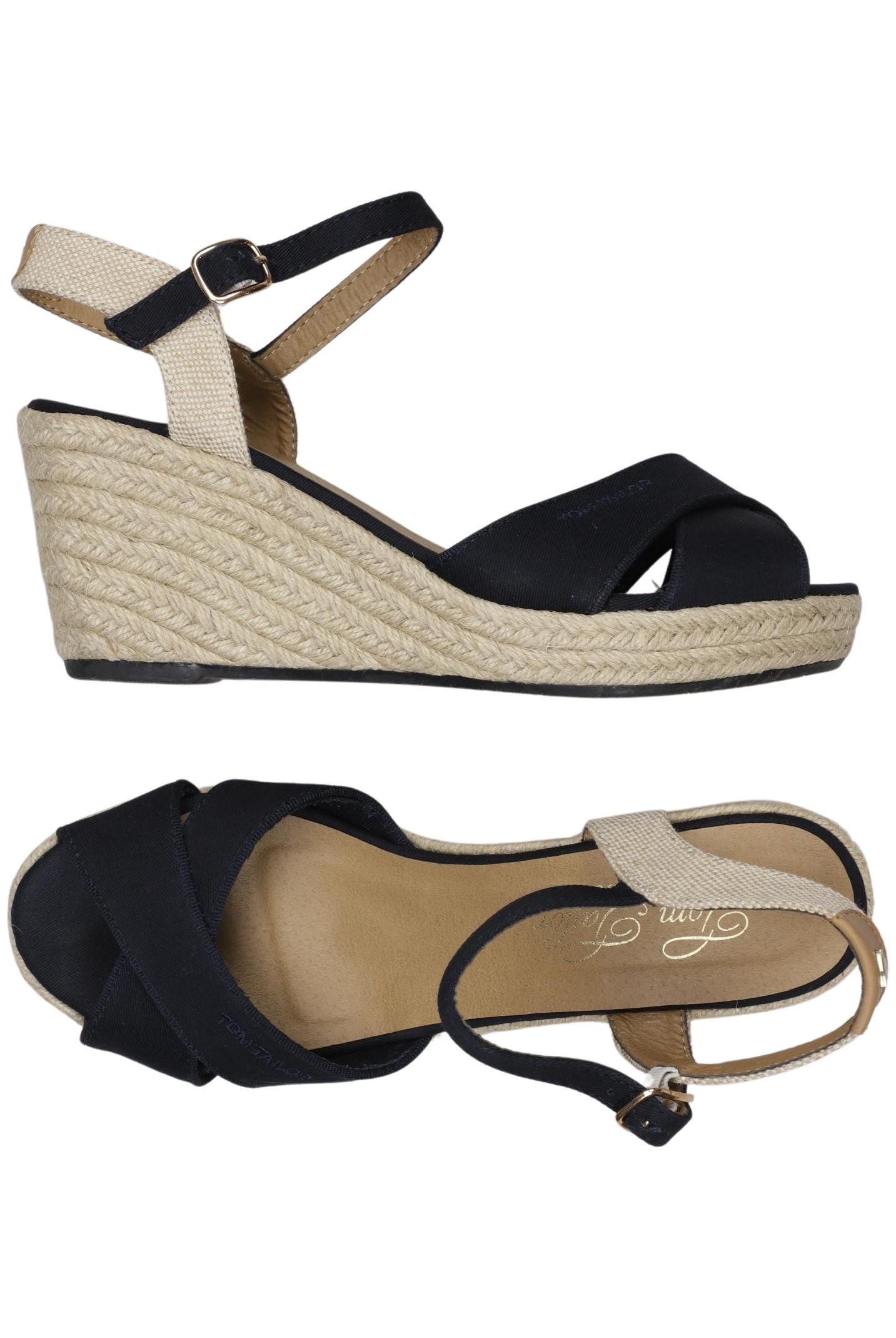 

Tom Tailor Damen Sandale, marineblau, Gr. 39