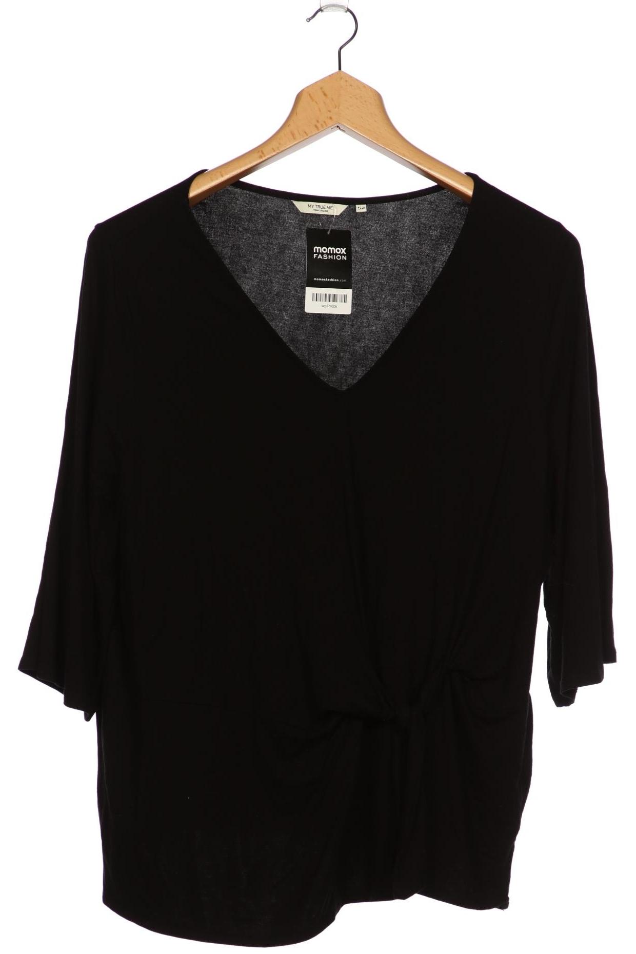 

Tom Tailor Damen Langarmshirt, schwarz, Gr. 52