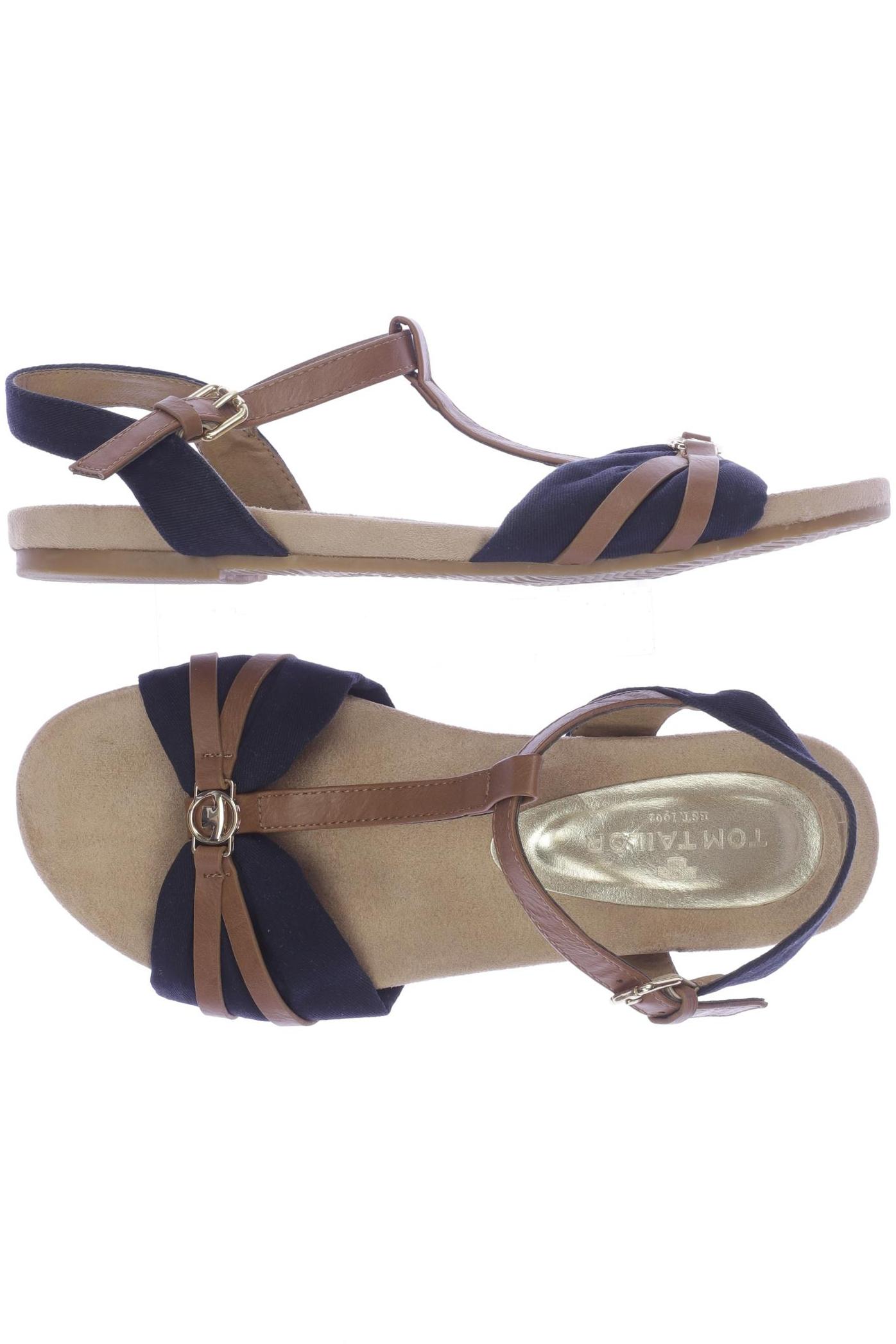 

Tom Tailor Damen Sandale, marineblau, Gr. 39