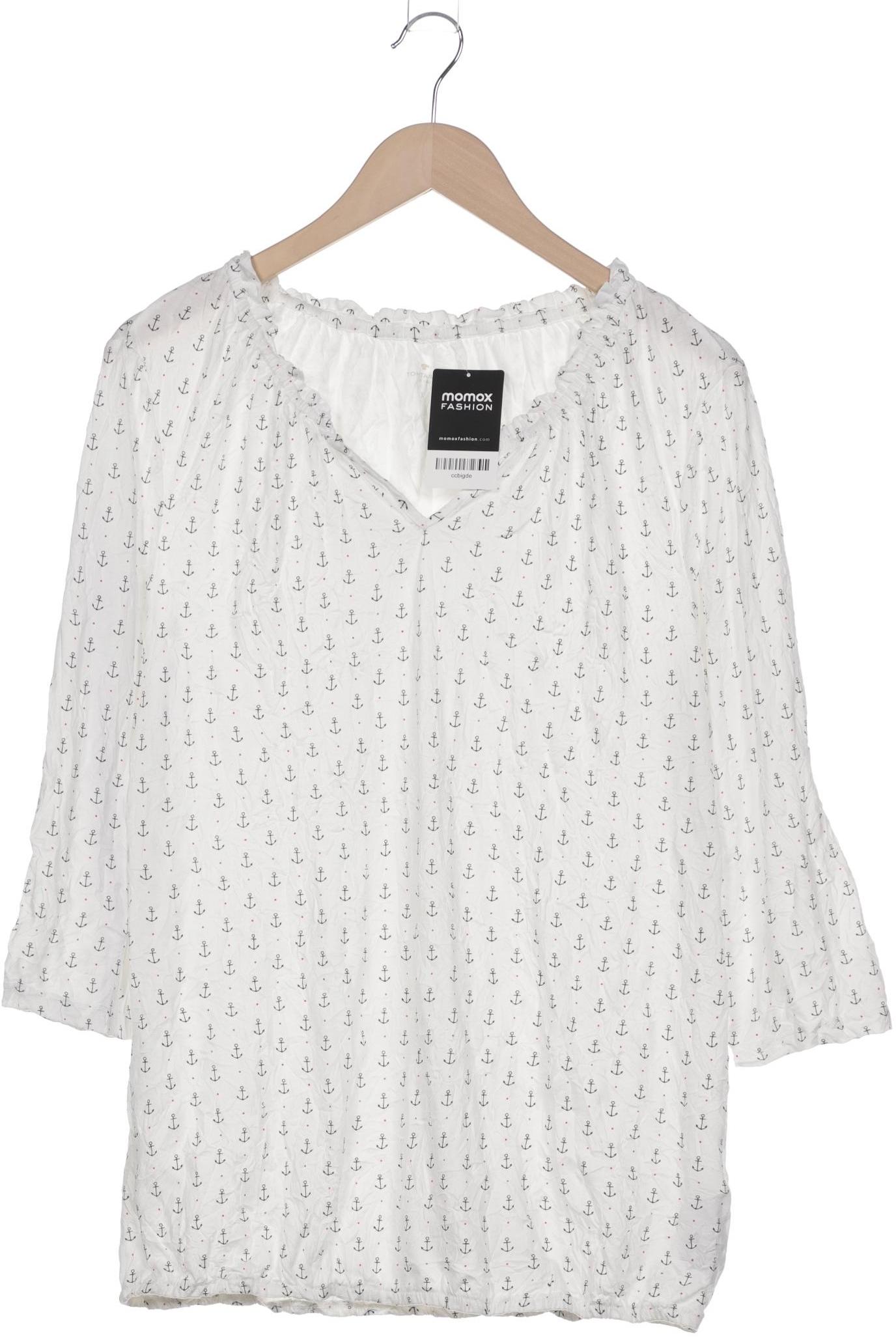 

Tom Tailor Damen Langarmshirt, weiß, Gr. 44