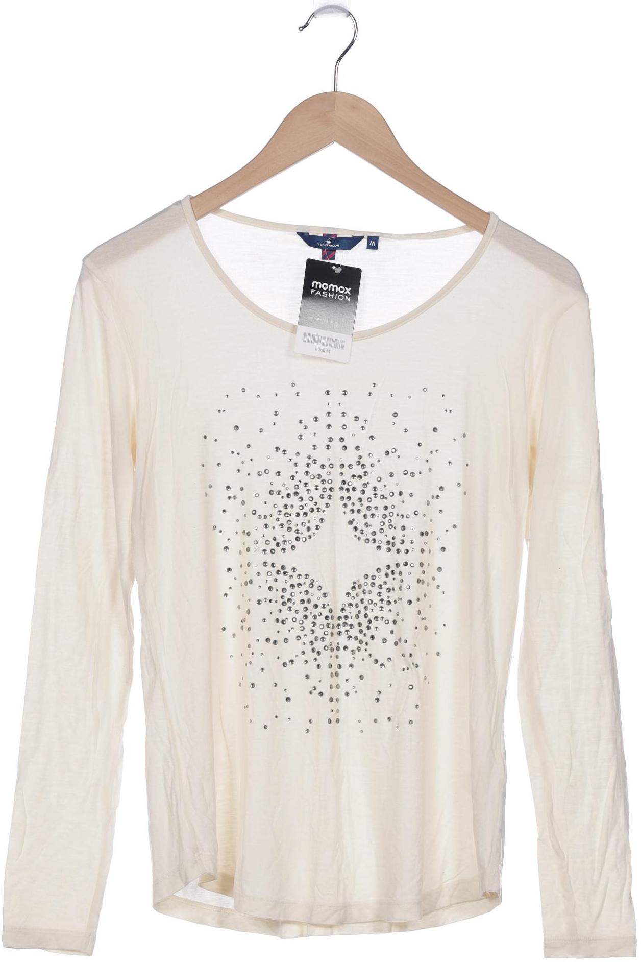 

Tom Tailor Damen Langarmshirt, cremeweiß, Gr. 38
