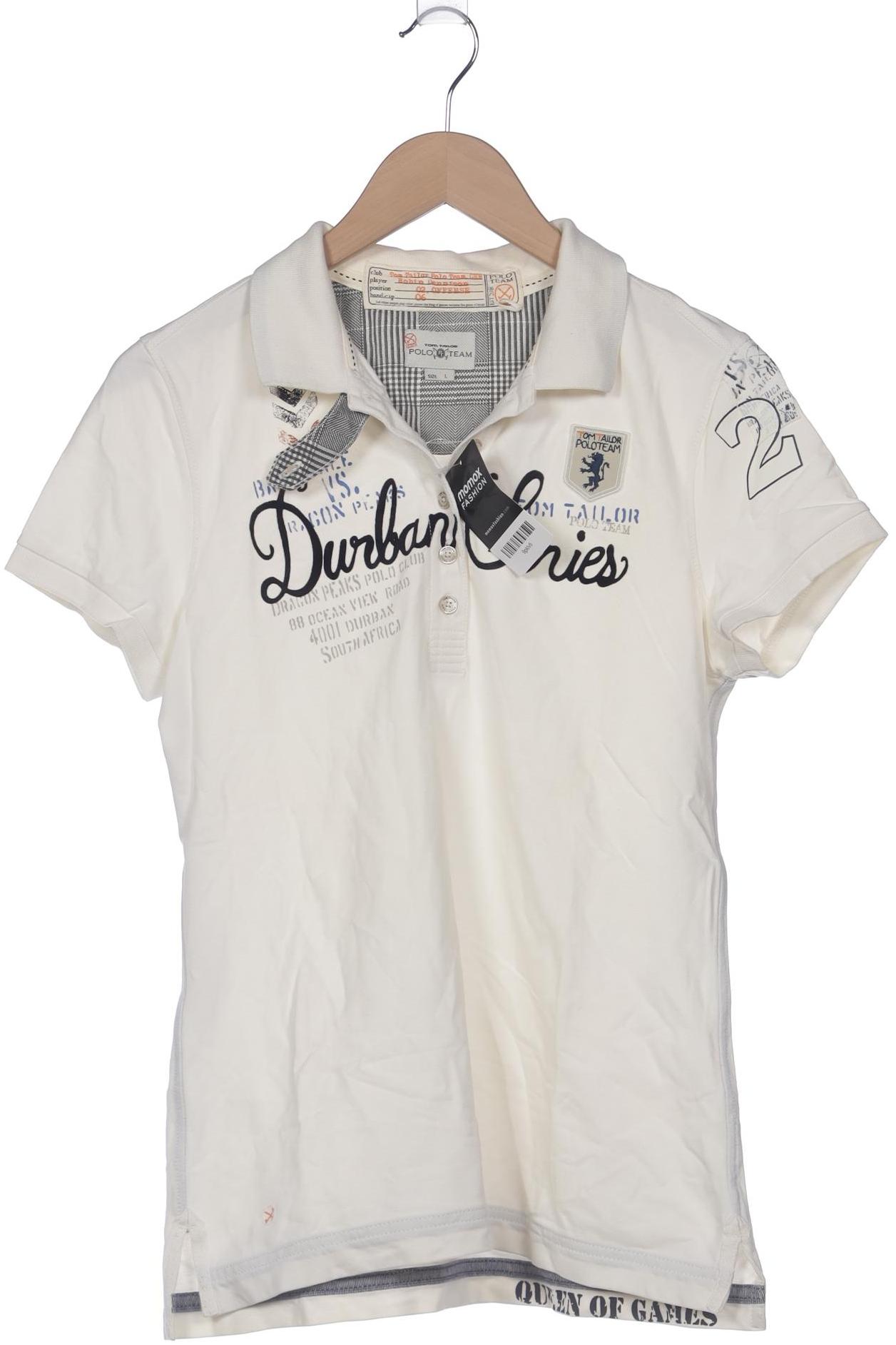 

Tom Tailor Damen Poloshirt, cremeweiß, Gr. 42