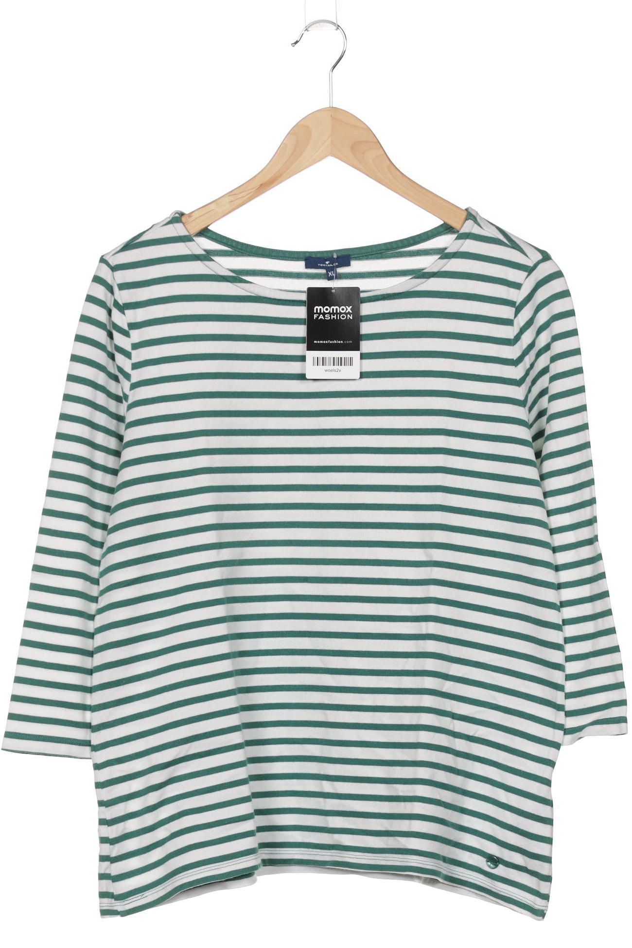 

Tom Tailor Damen Langarmshirt, grün, Gr. 44