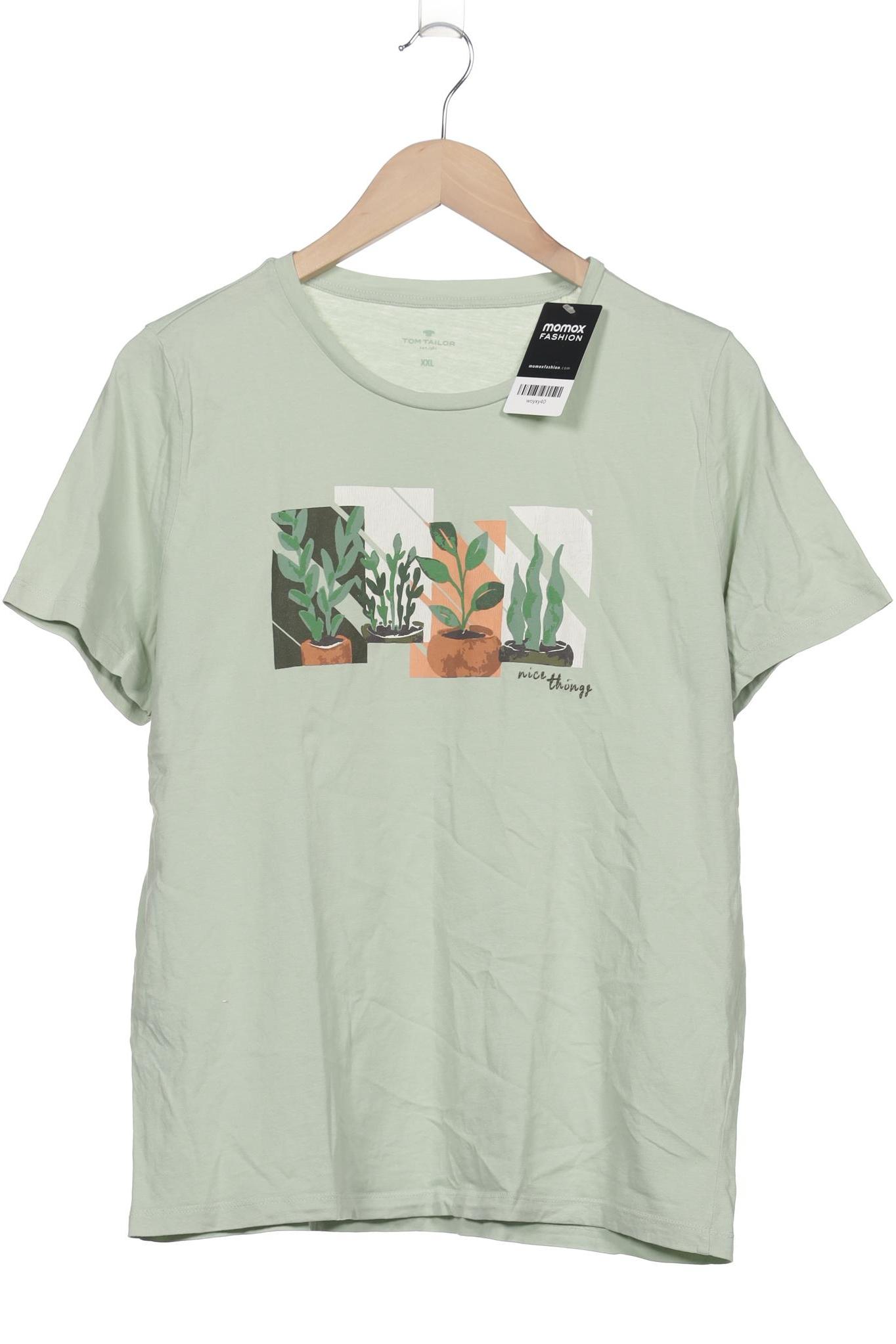 

Tom Tailor Damen T-Shirt, hellgrün, Gr. 46