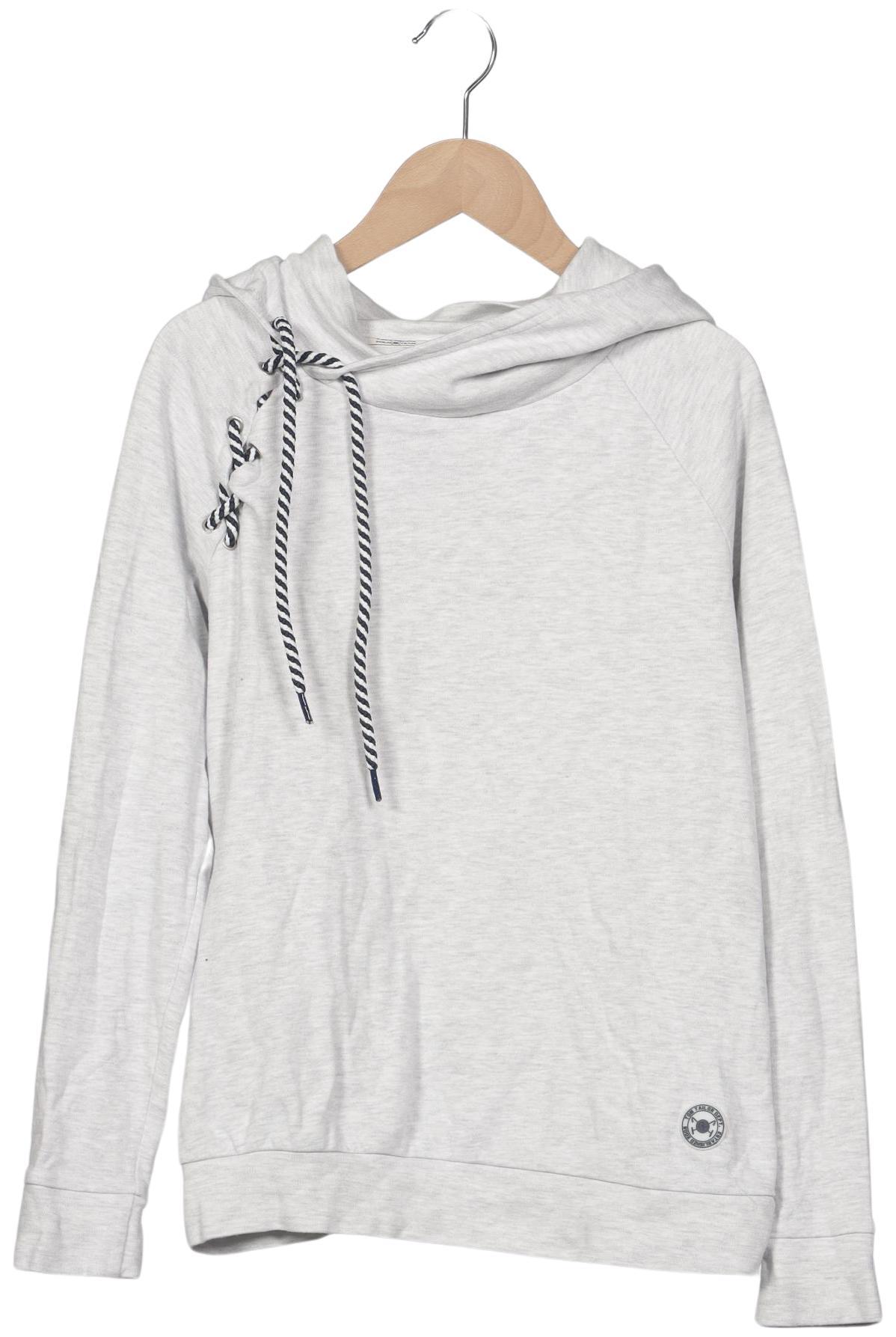 

Tom Tailor Damen Kapuzenpullover, grau, Gr. 32