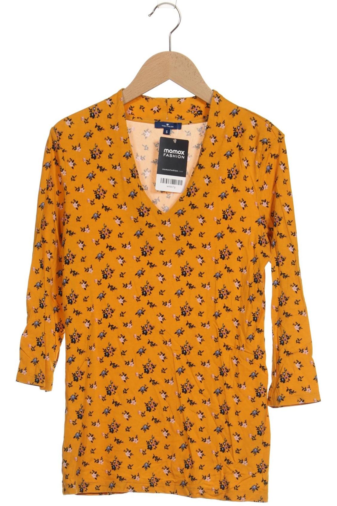 

Tom Tailor Damen Langarmshirt, gelb, Gr. 36