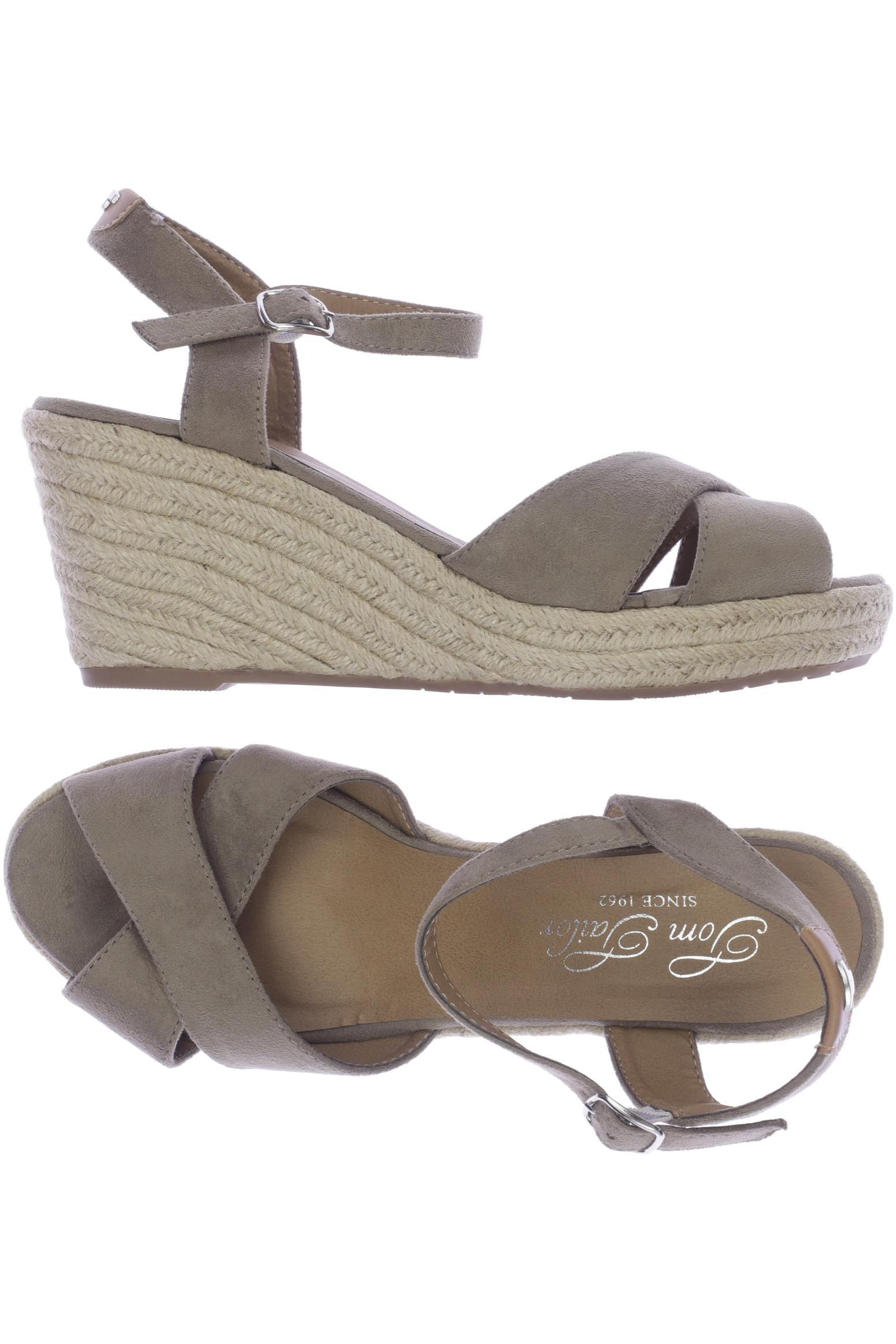 

Tom Tailor Damen Sandale, beige, Gr. 39