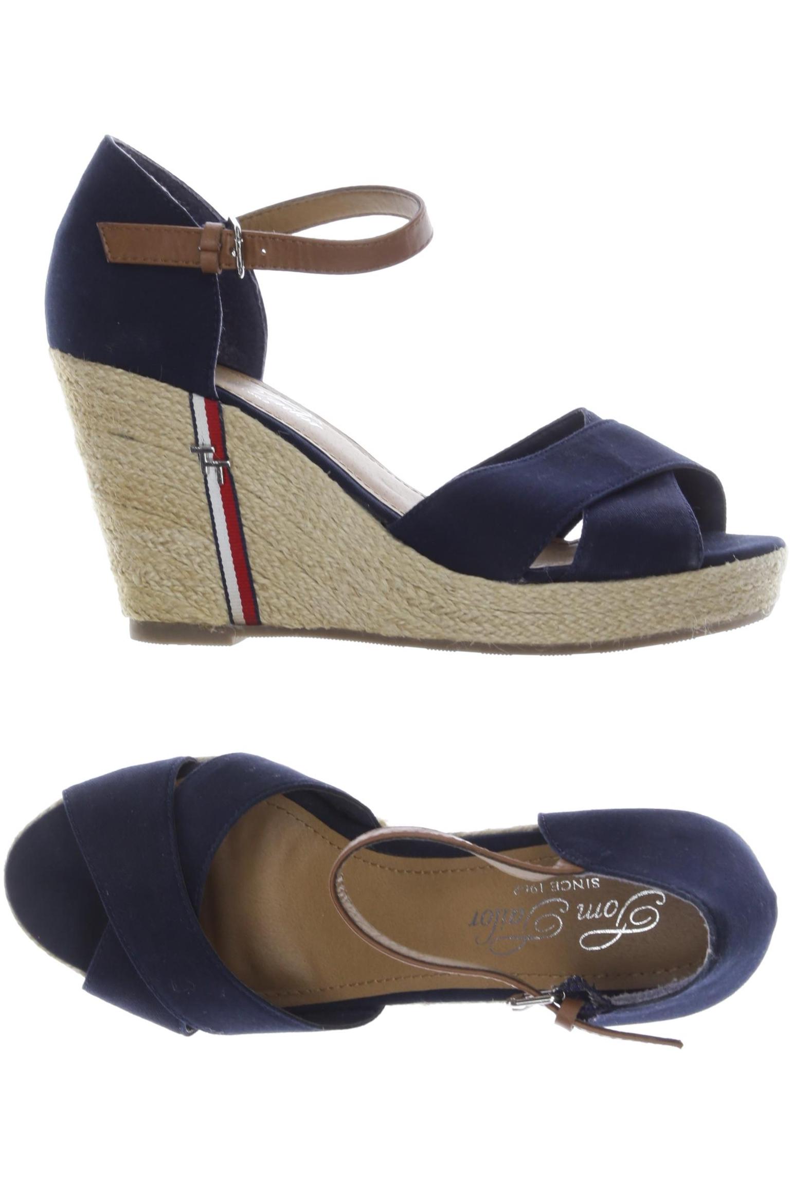 

Tom Tailor Damen Sandale, marineblau, Gr. 40