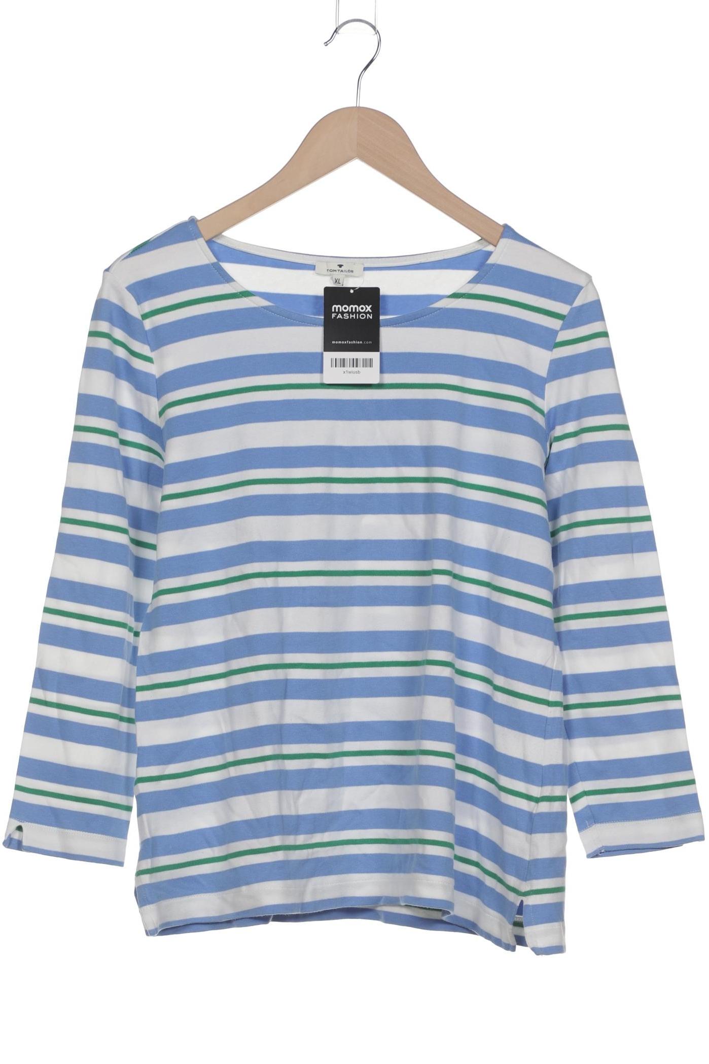 

Tom Tailor Damen Langarmshirt, blau, Gr. 44