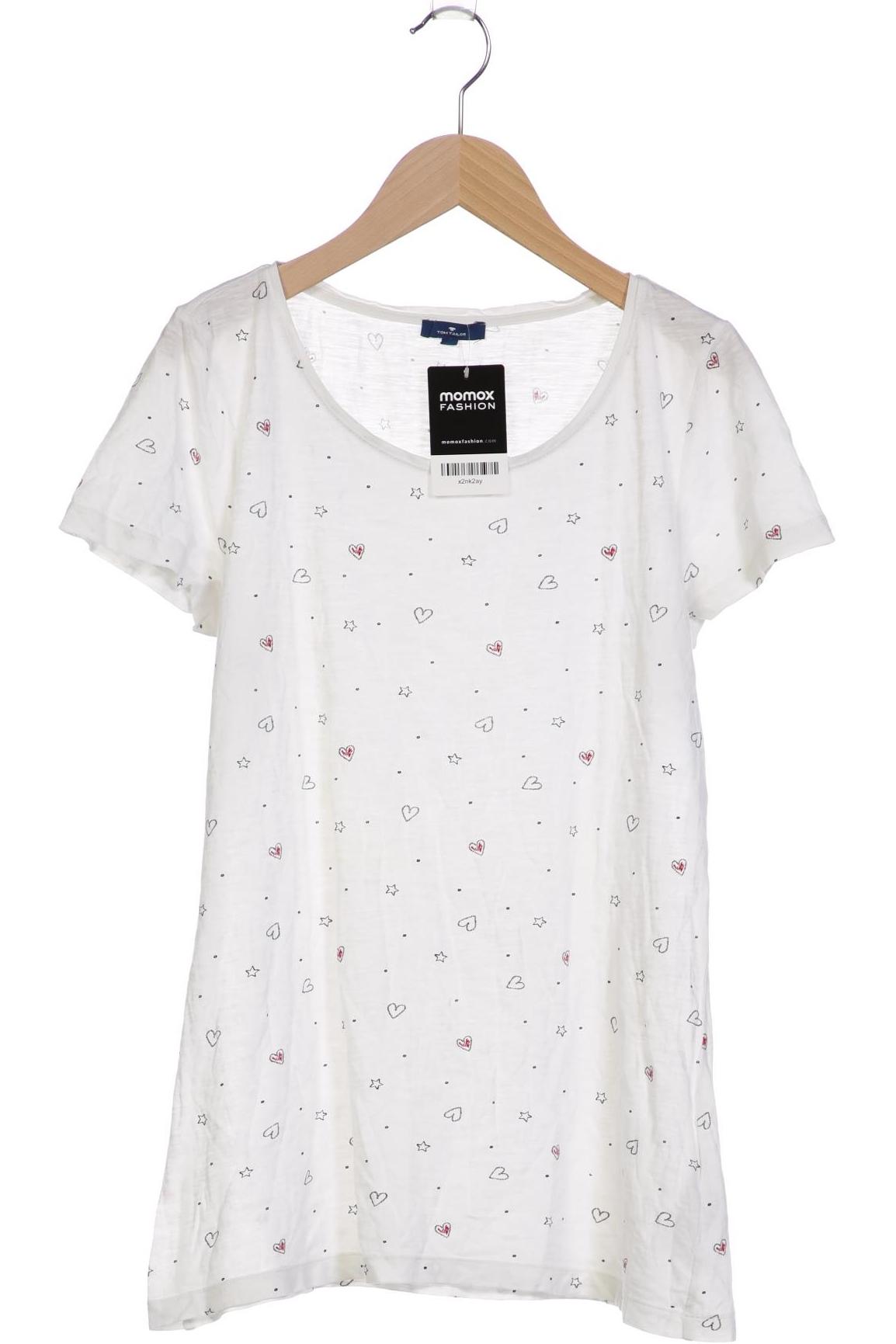 

Tom Tailor Damen T-Shirt, weiß, Gr. 38