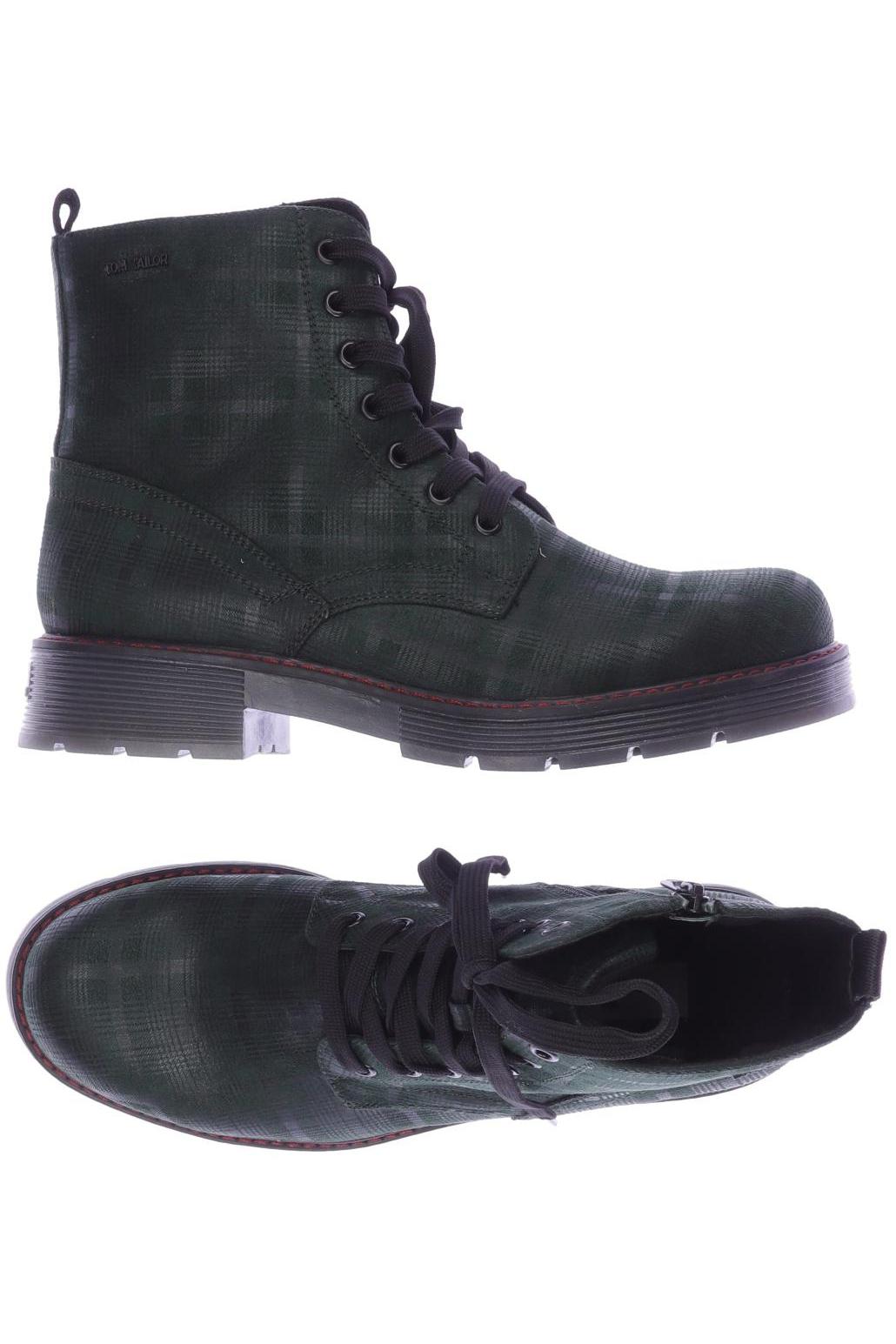 

Tom Tailor Damen Stiefelette, grün, Gr. 41