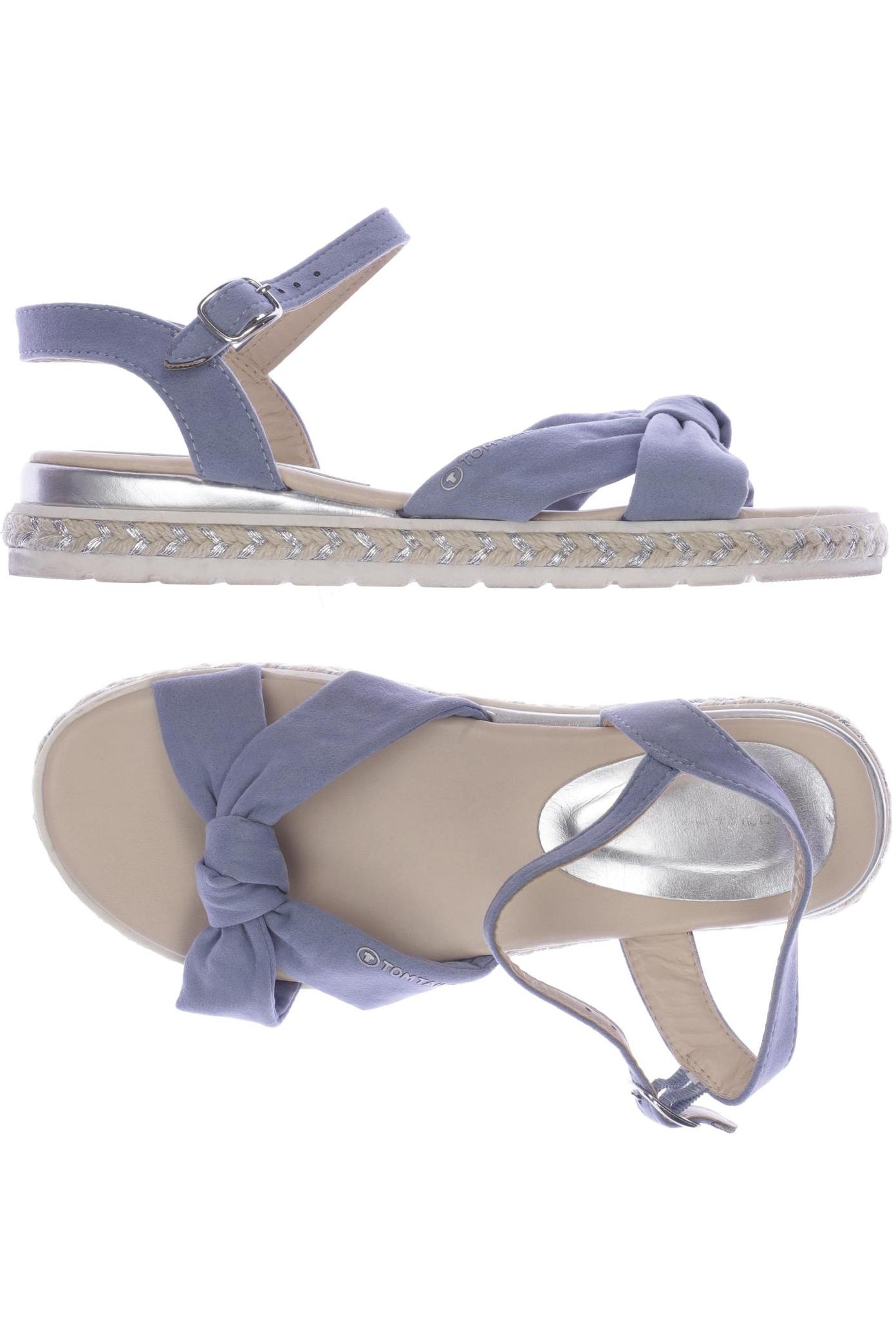 

Tom Tailor Damen Sandale, hellblau, Gr. 38