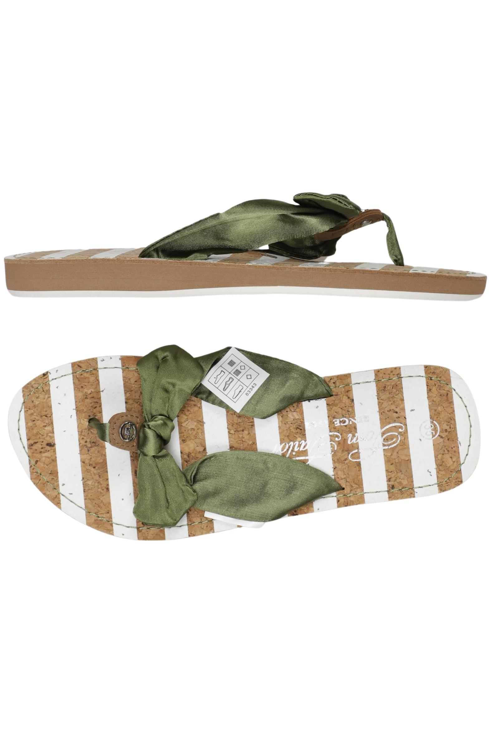 

Tom Tailor Damen Sandale, grün, Gr. 35