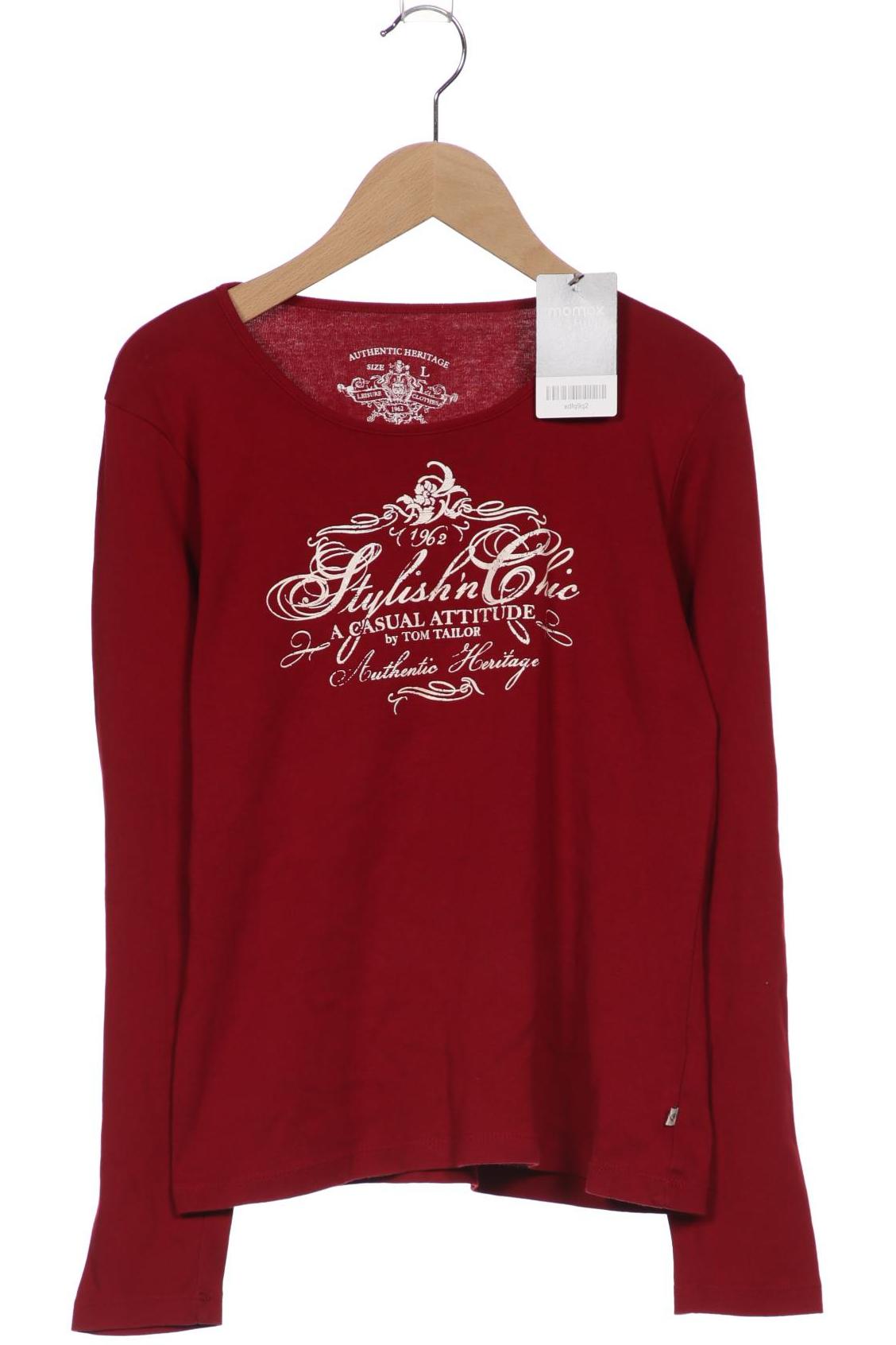 

Tom Tailor Damen Langarmshirt, rot