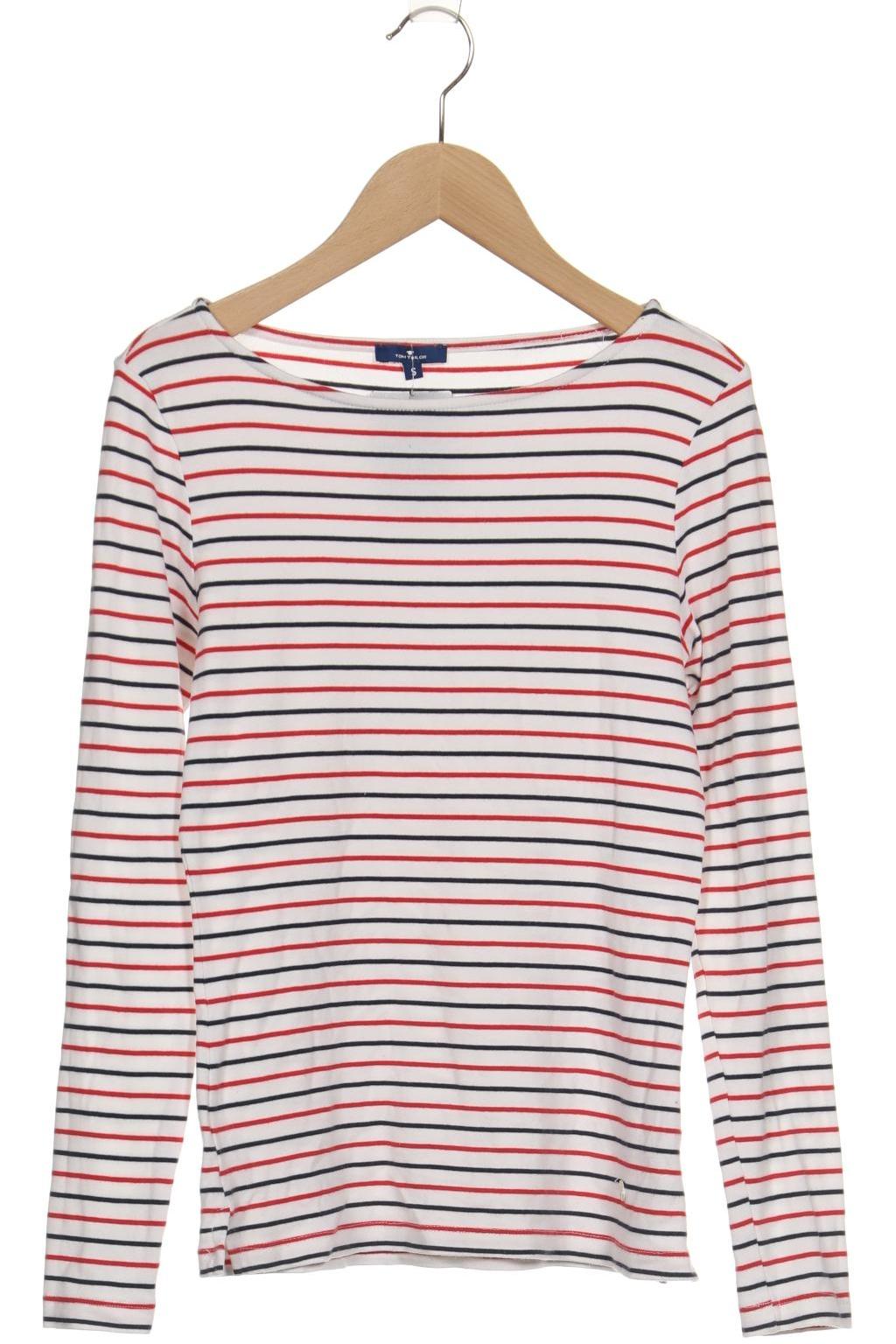 

Tom Tailor Damen Langarmshirt, weiß, Gr. 36