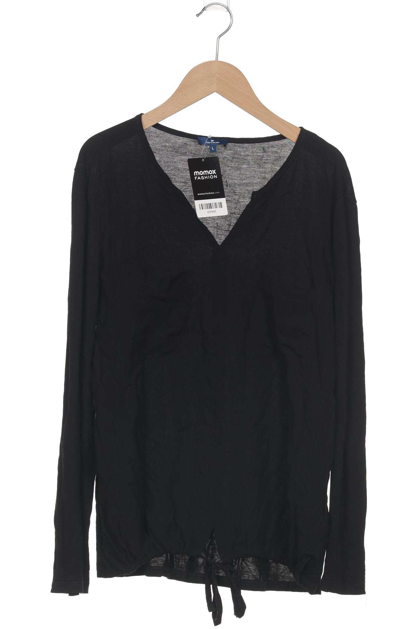 

Tom Tailor Damen Langarmshirt, schwarz, Gr. 42