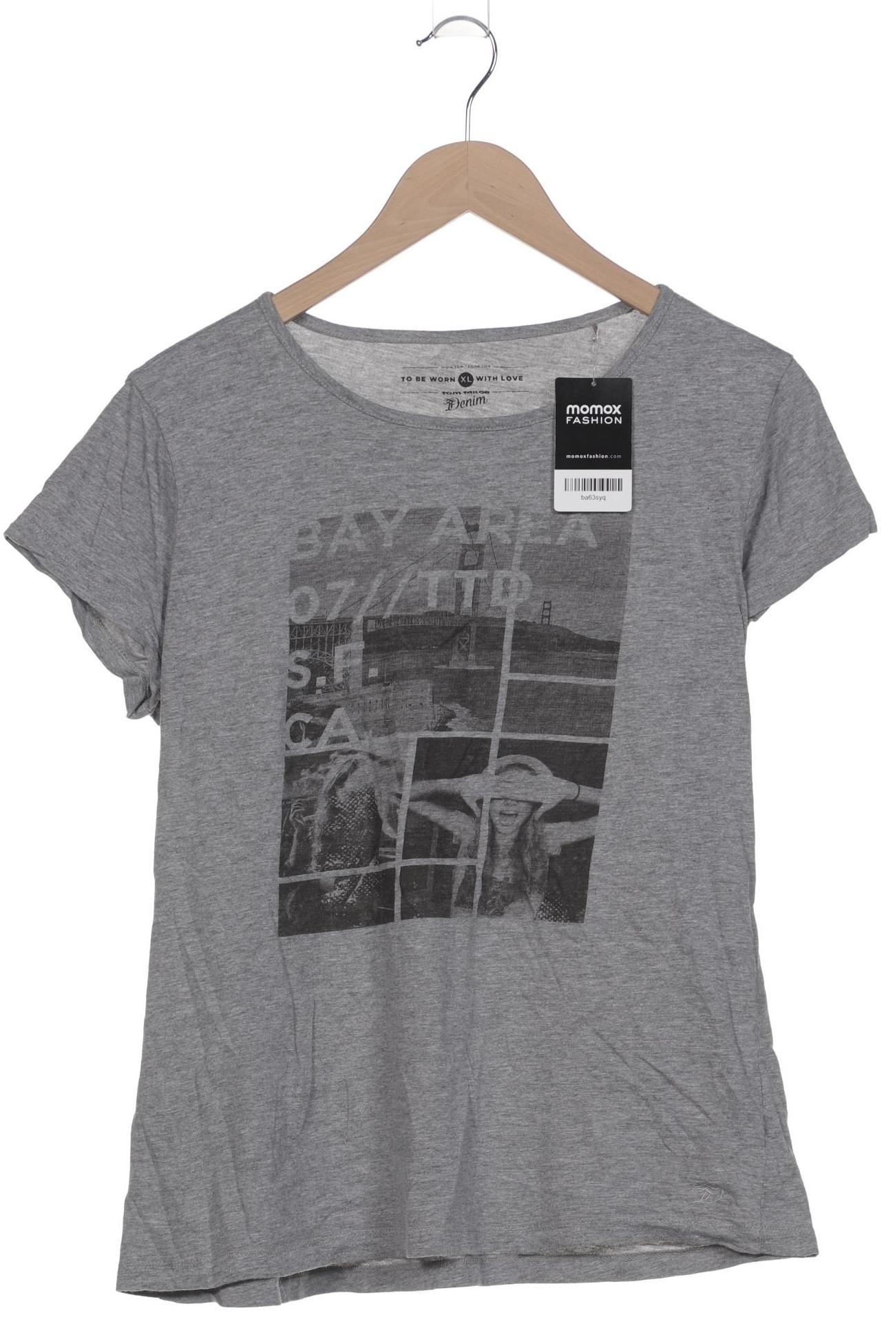 

Tom Tailor Damen T-Shirt, grau, Gr. 44