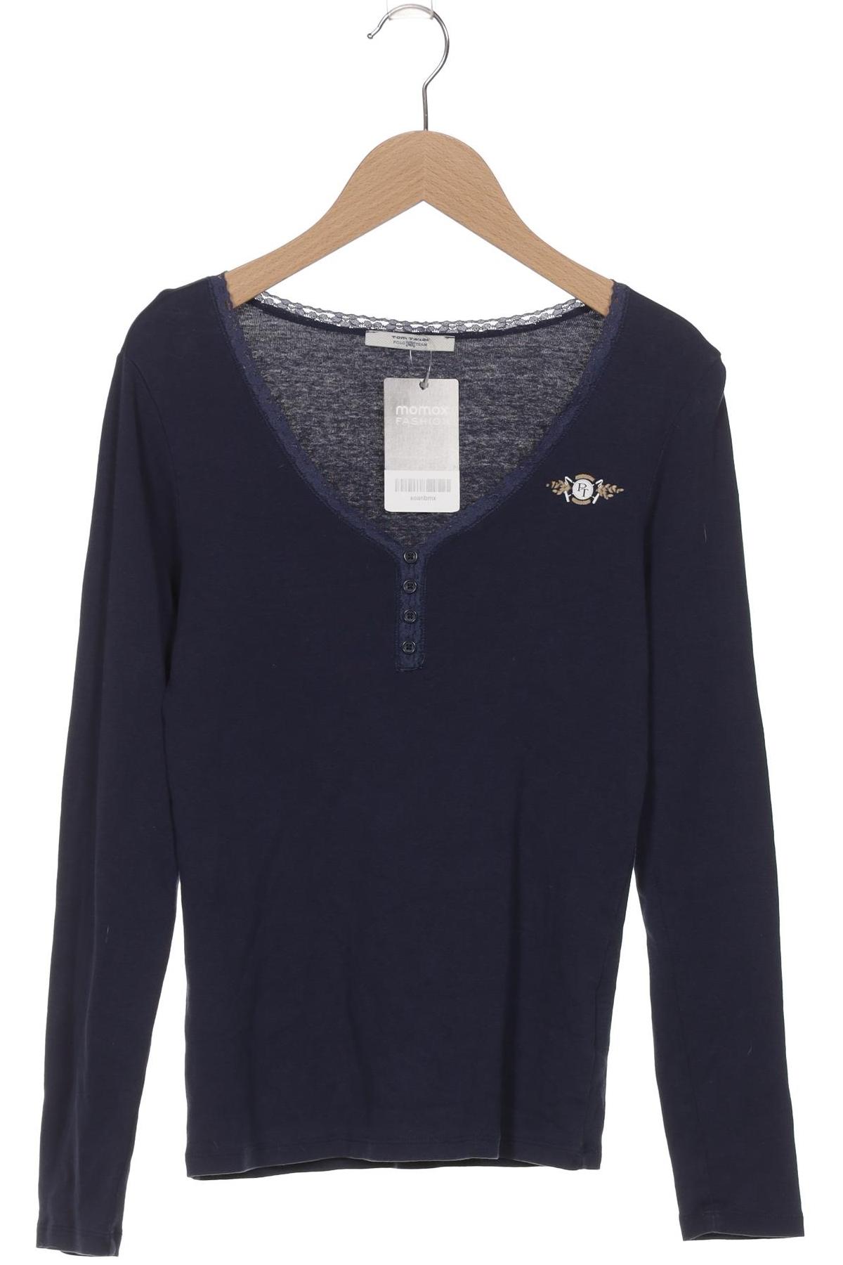 

Tom Tailor Damen Langarmshirt, marineblau, Gr. 32