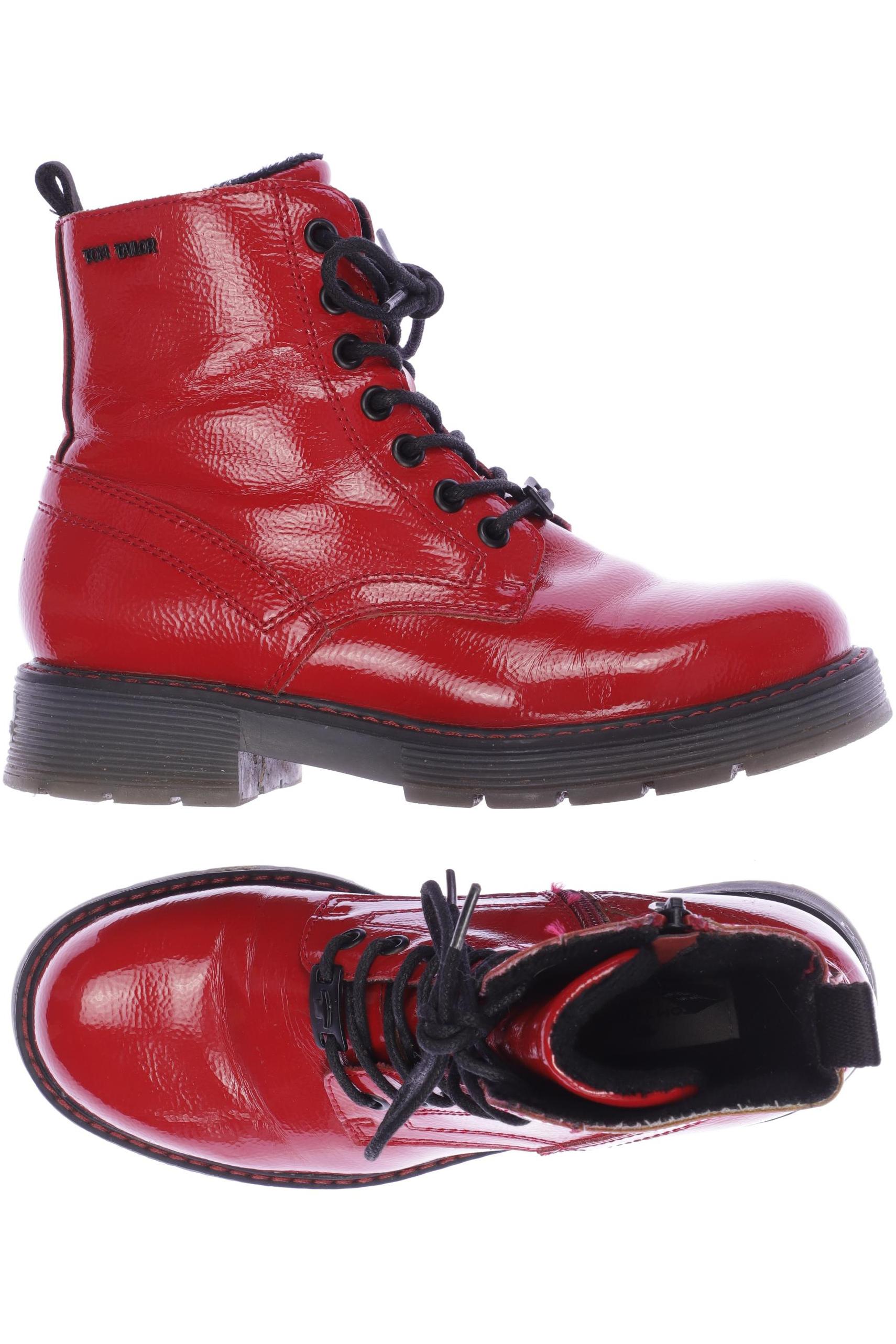 

Tom Tailor Damen Stiefelette, rot, Gr. 36