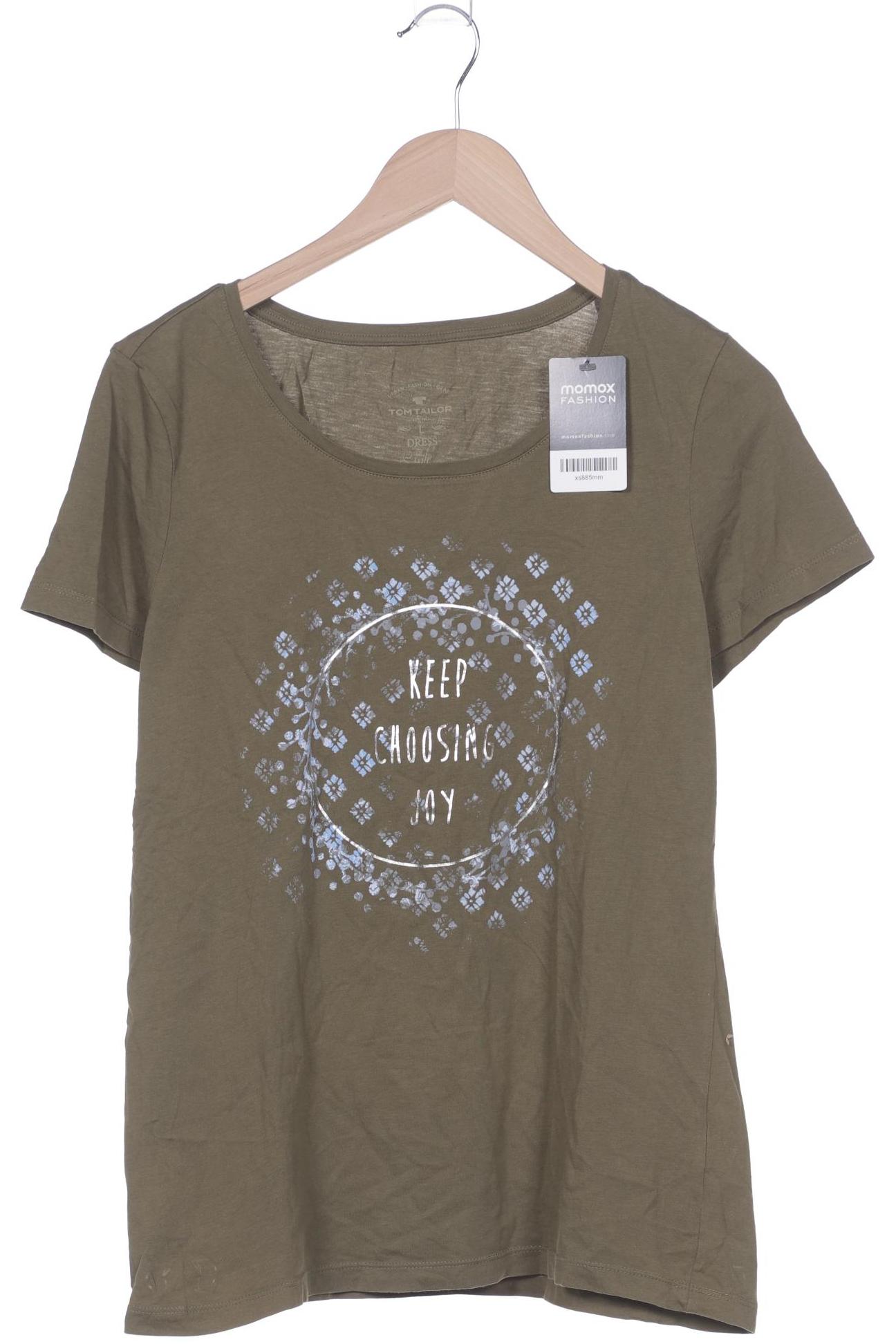 

Tom Tailor Damen T-Shirt, grün, Gr. 42