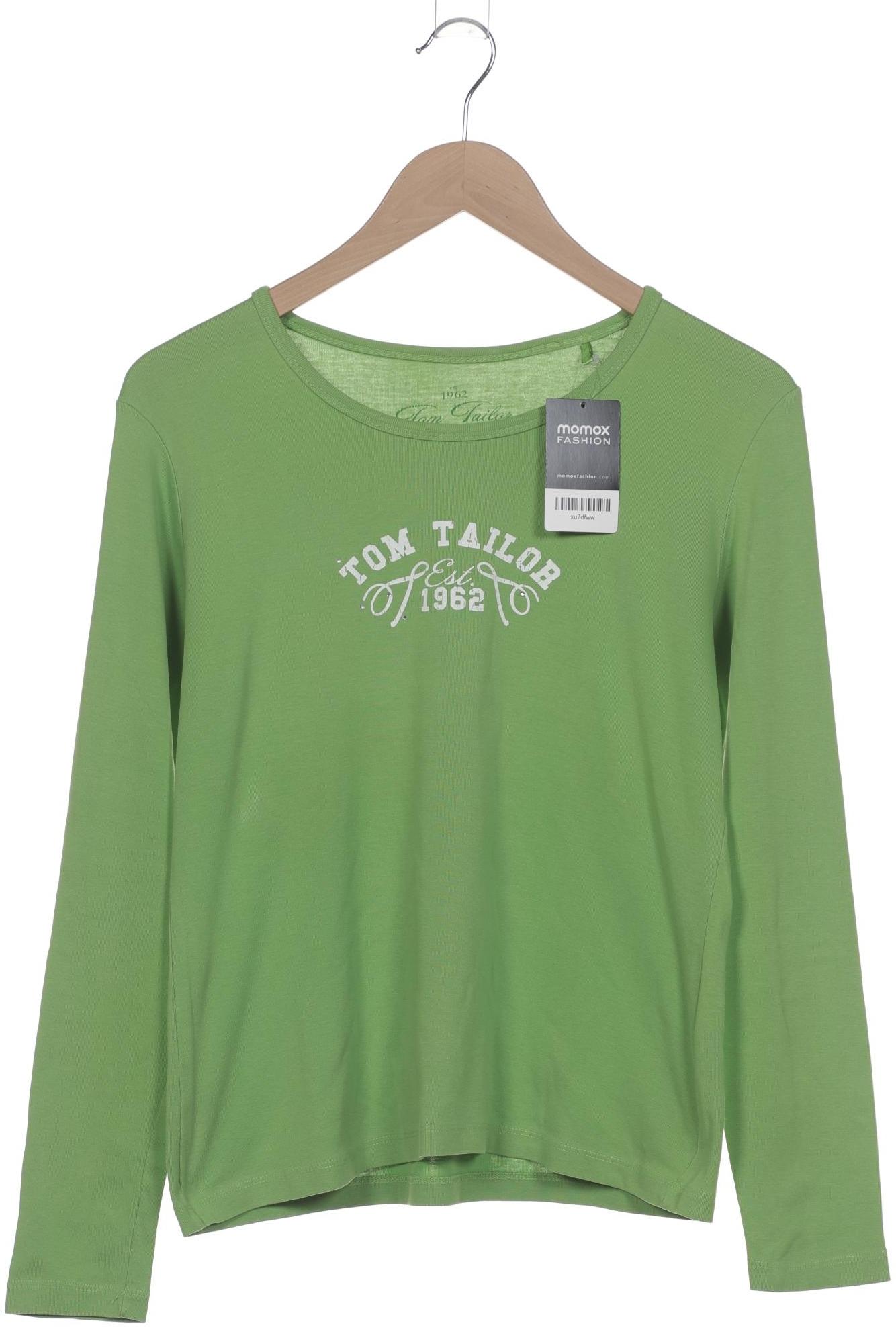 

Tom Tailor Damen Langarmshirt, grün, Gr. 44