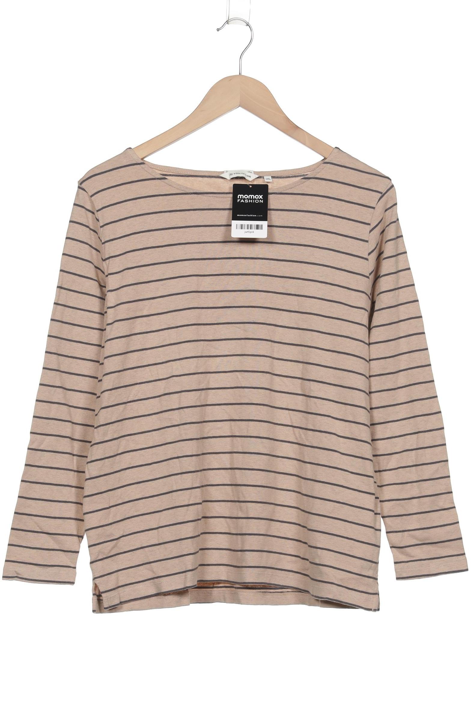 

Tom Tailor Damen Langarmshirt, beige, Gr. 48