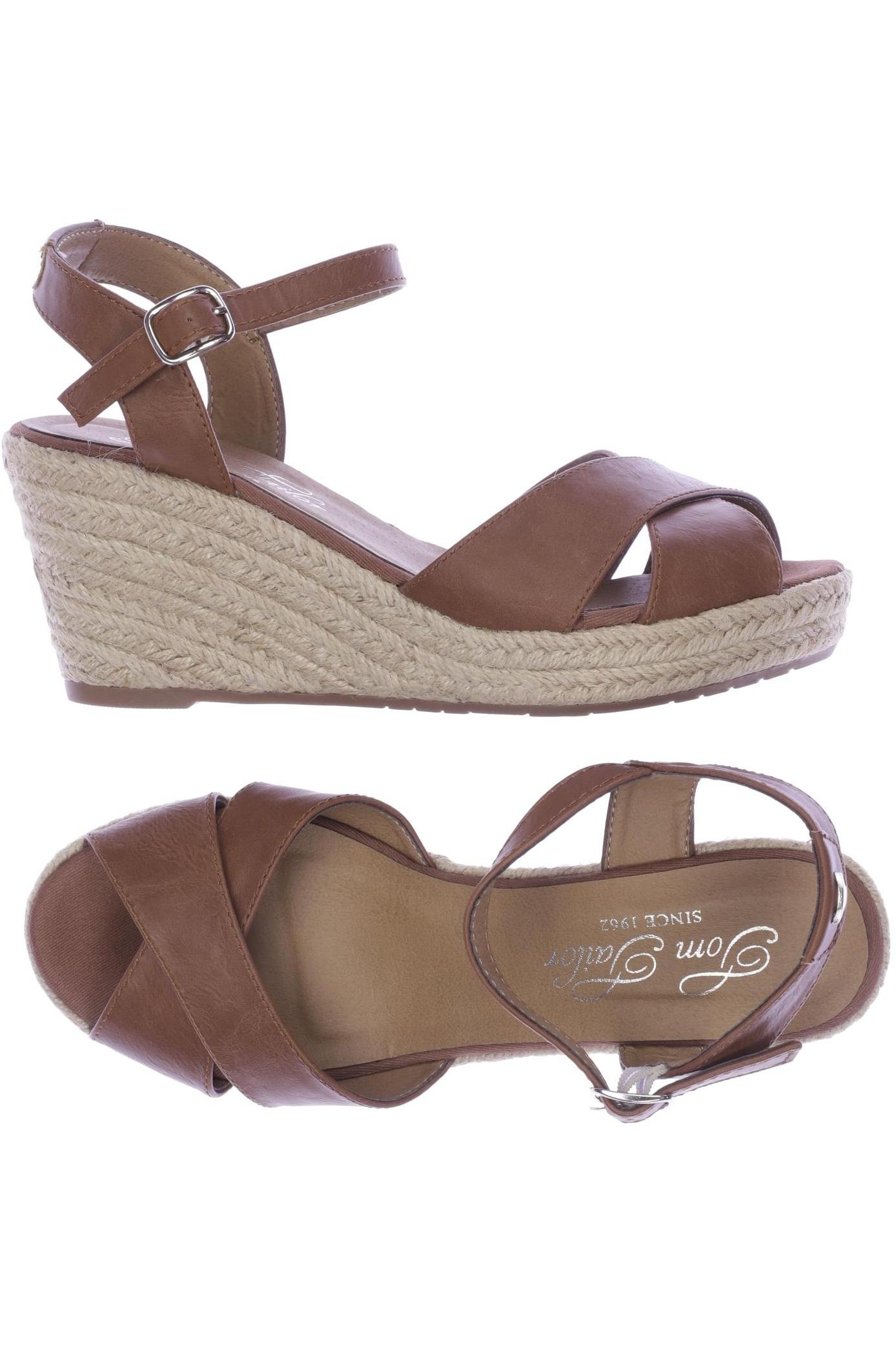 

Tom Tailor Damen Sandale, braun, Gr. 37