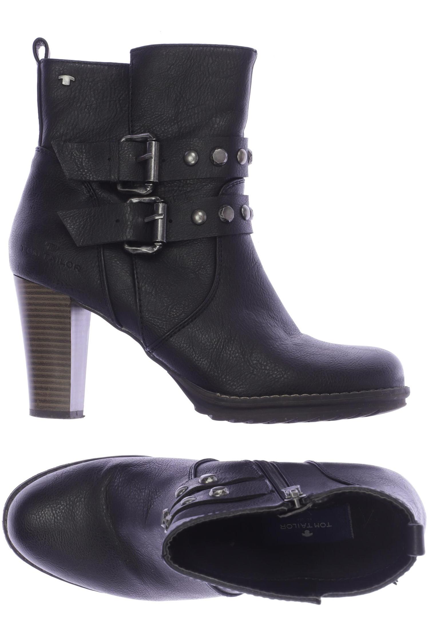 

Tom Tailor Damen Stiefelette, schwarz