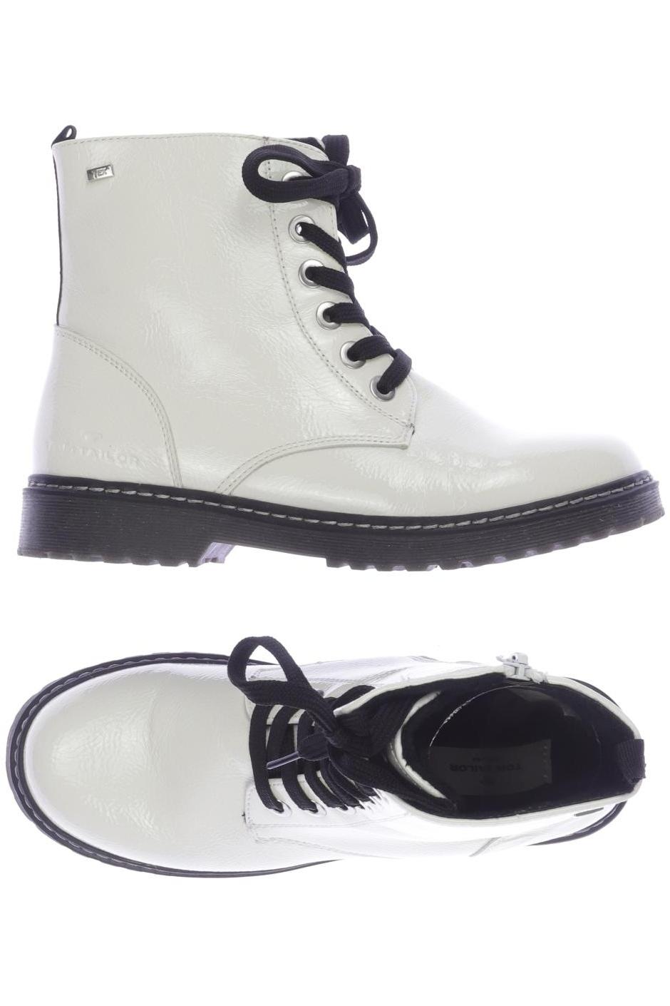 

Tom Tailor Damen Stiefelette, weiß, Gr. 37