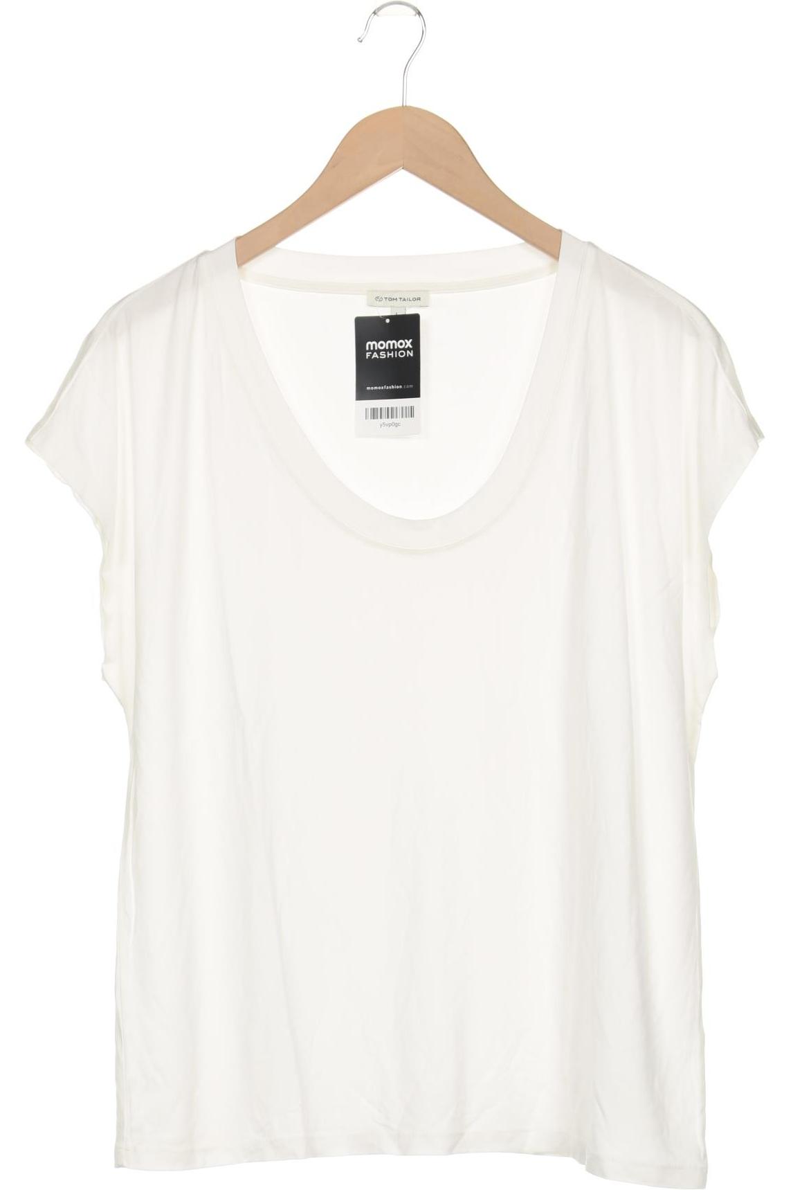 

Tom Tailor Damen T-Shirt, weiß, Gr. 42