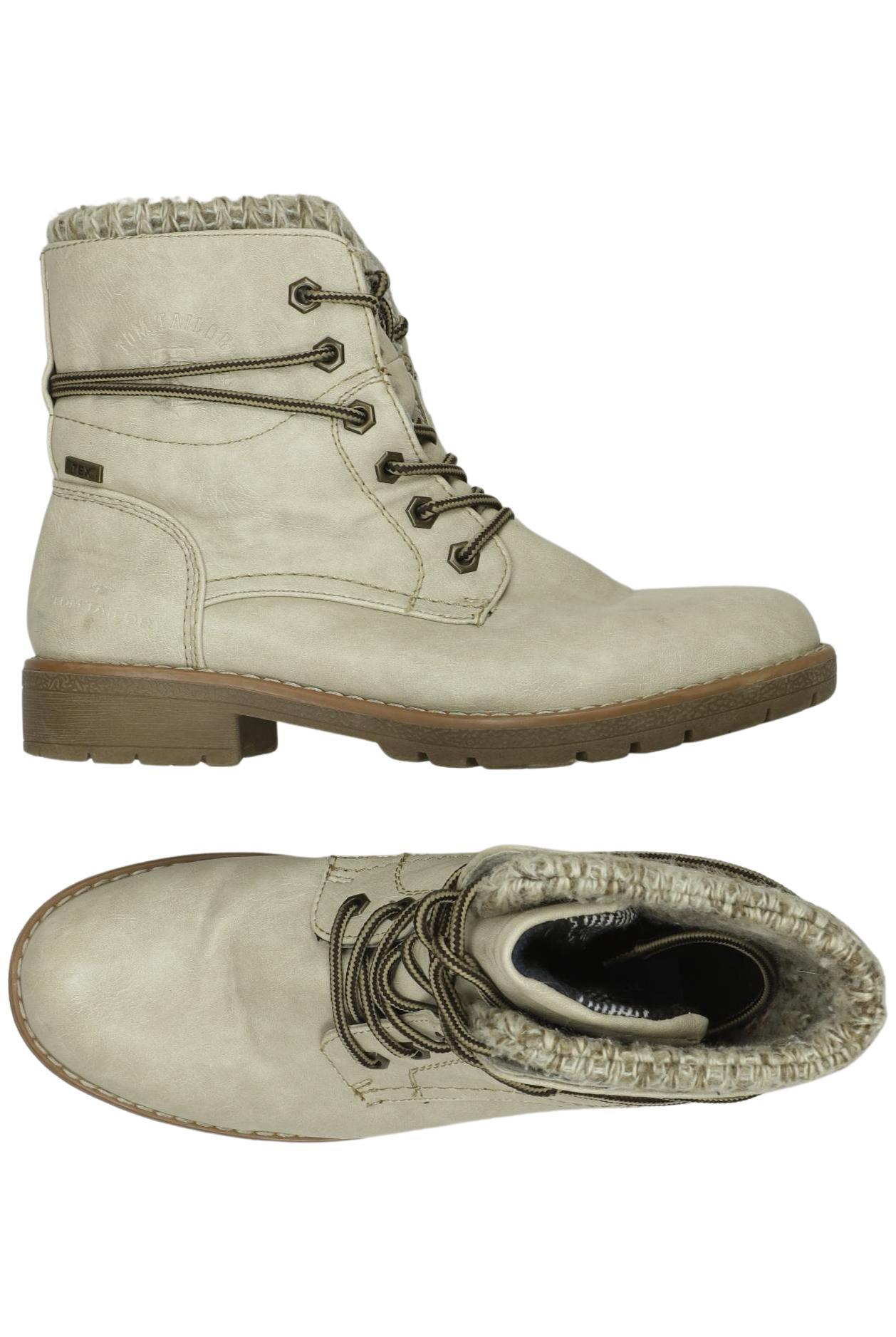 

Tom Tailor Damen Stiefelette, cremeweiß, Gr. 38