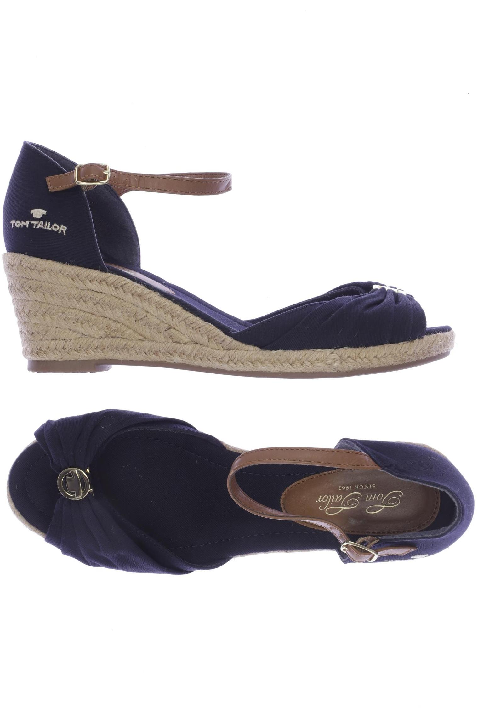 

Tom Tailor Damen Sandale, marineblau, Gr. 42