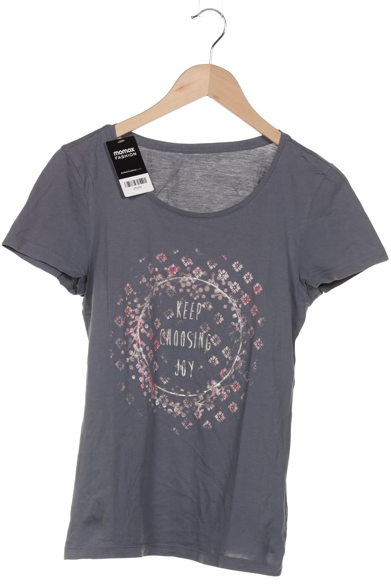 

Tom Tailor Damen T-Shirt, grau, Gr. 36