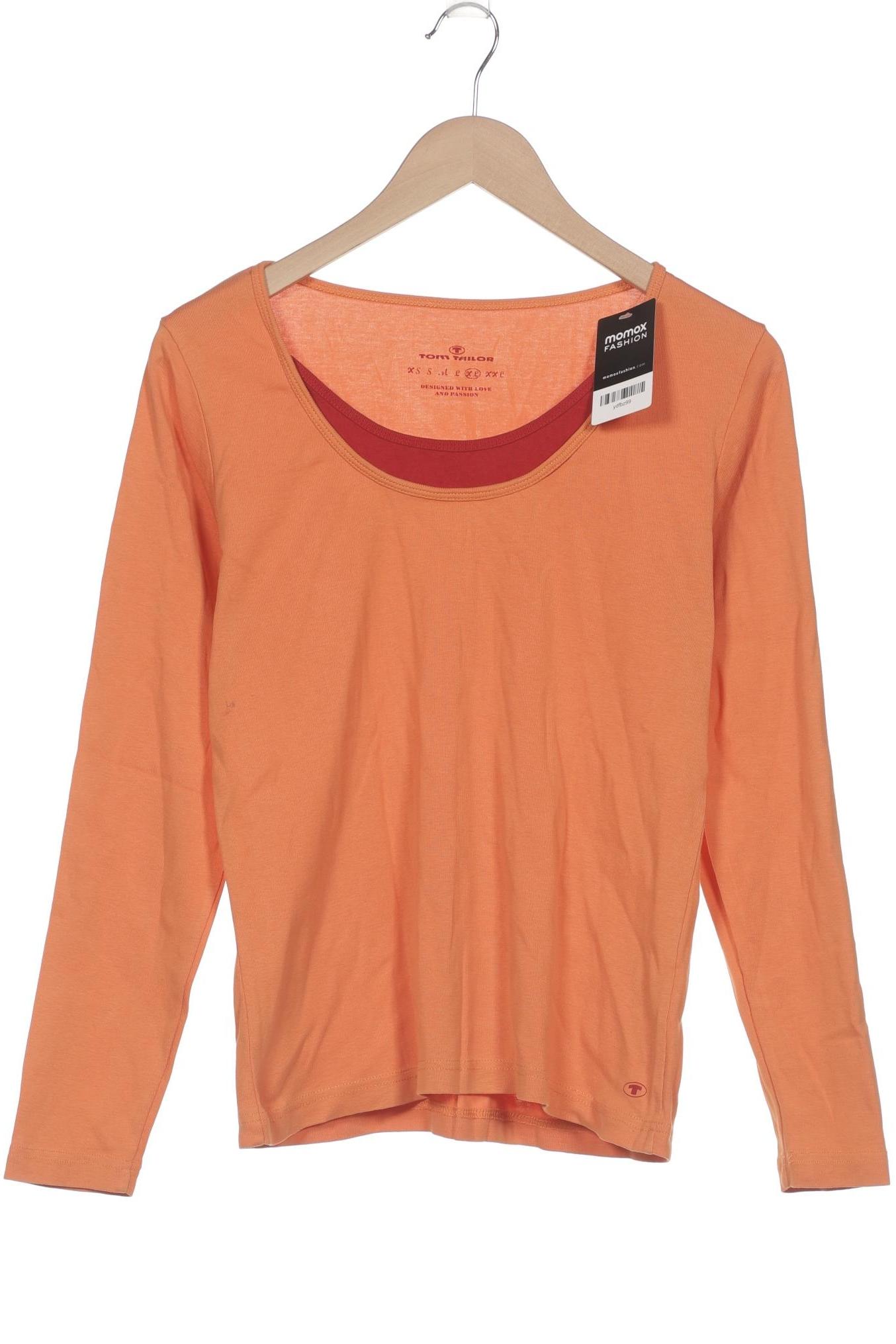 

Tom Tailor Damen Langarmshirt, orange, Gr. 44