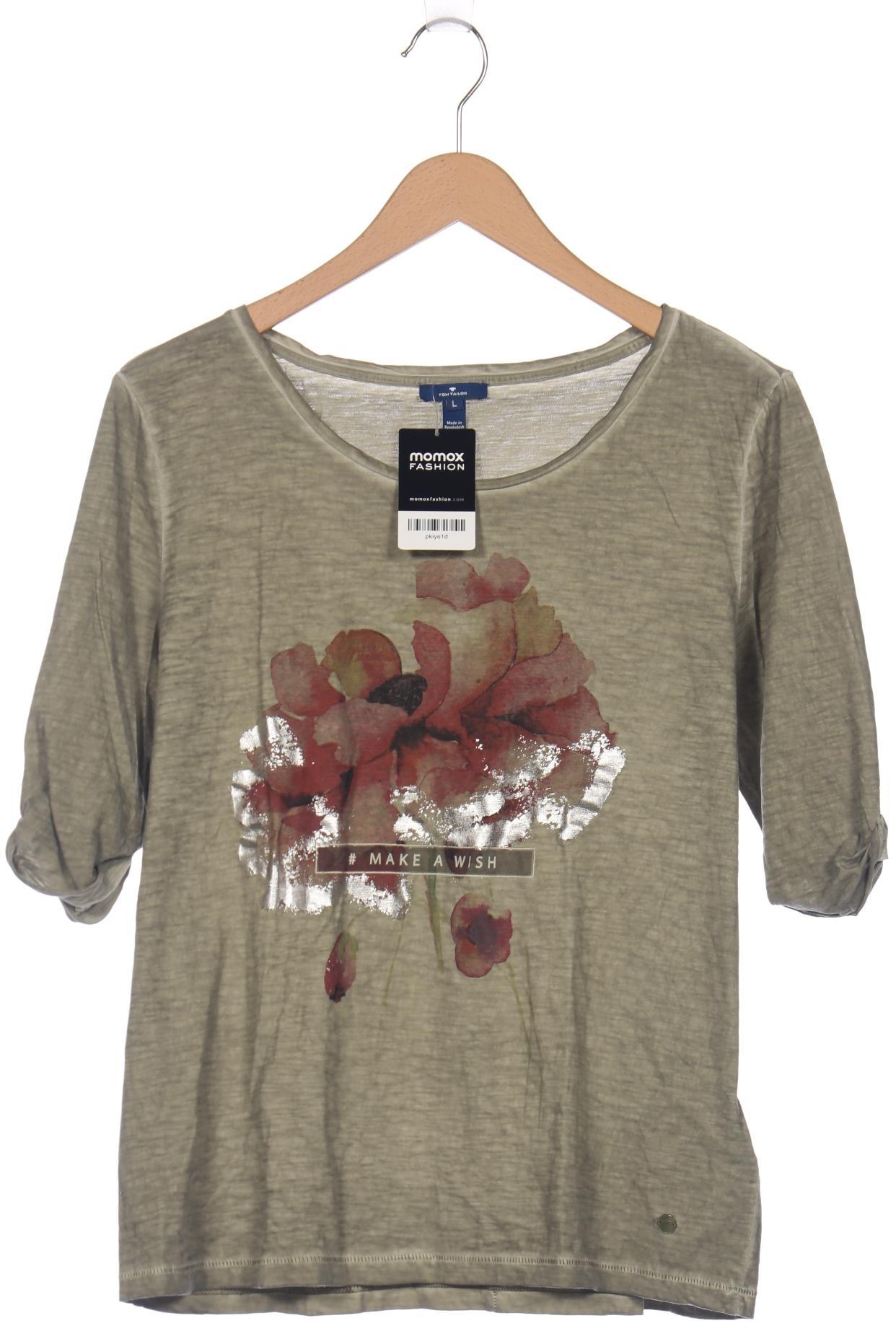 

Tom Tailor Damen T-Shirt, grün, Gr. 42
