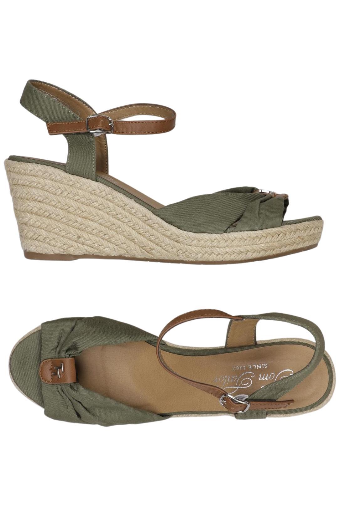 

Tom Tailor Damen Sandale, grün, Gr. 41