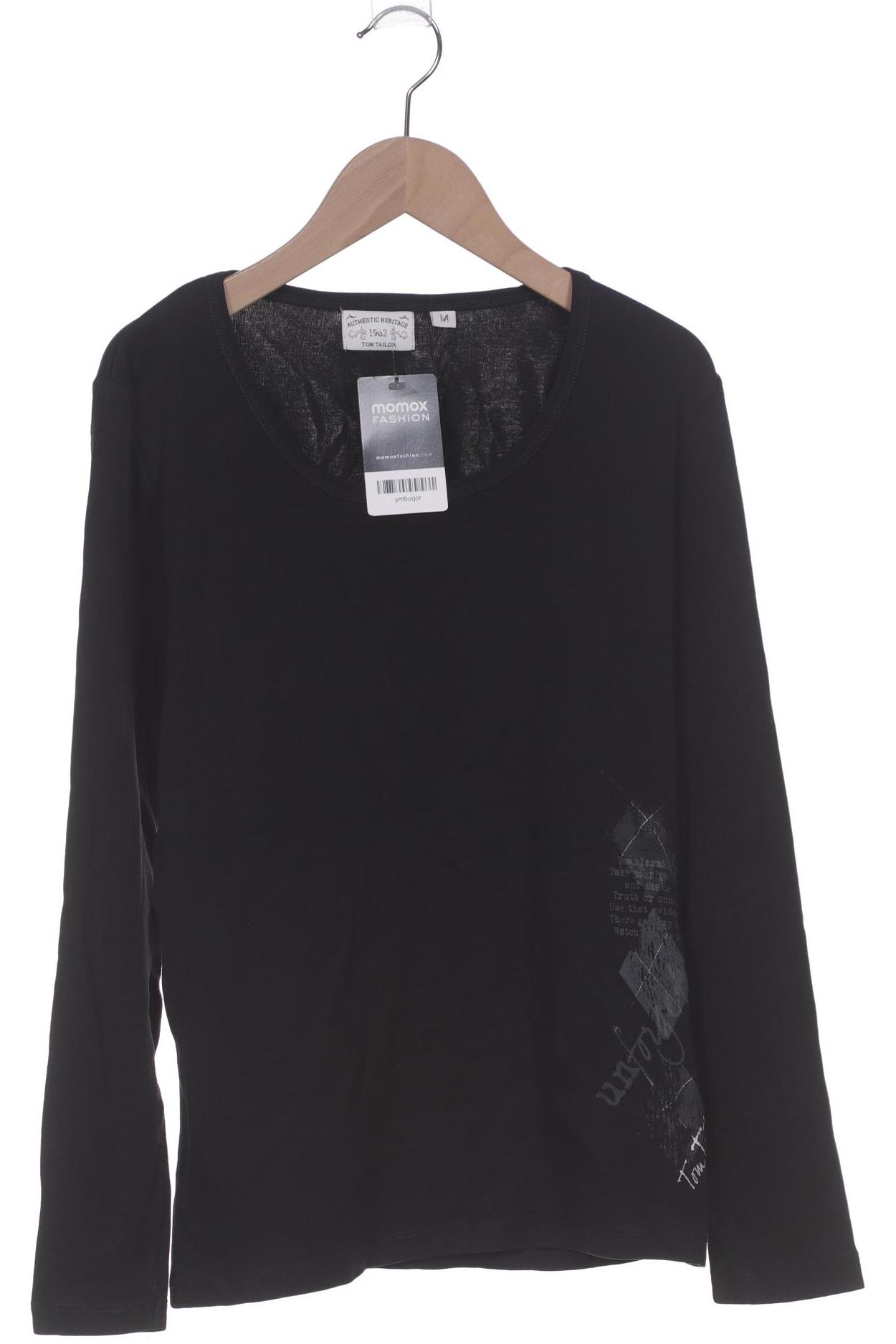 

Tom Tailor Damen Langarmshirt, schwarz, Gr. 38