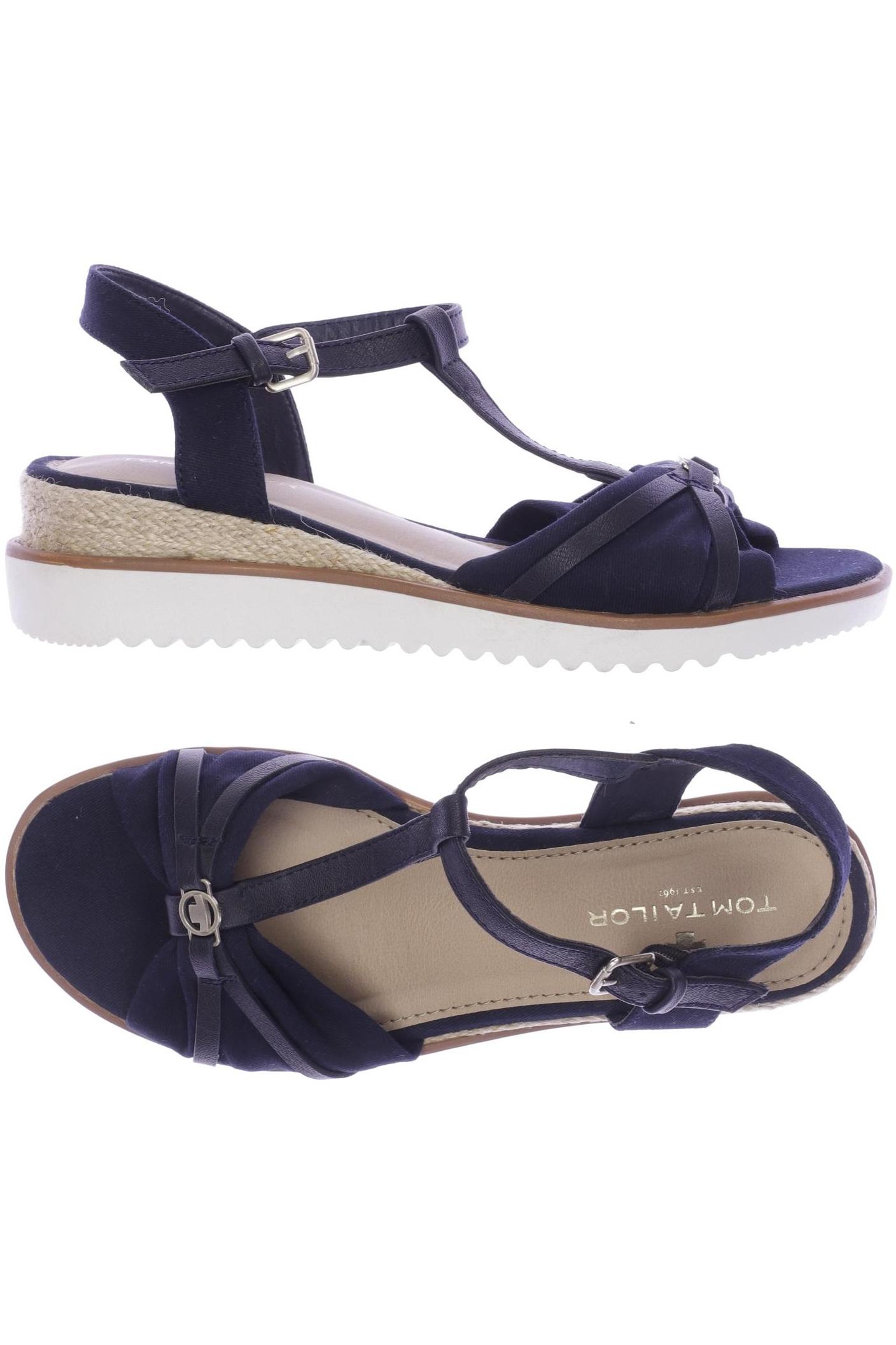 

Tom Tailor Damen Sandale, marineblau, Gr. 39