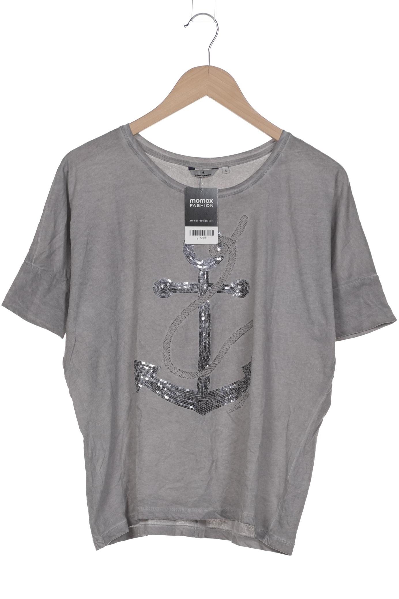 

Tom Tailor Damen T-Shirt, grau, Gr. 36