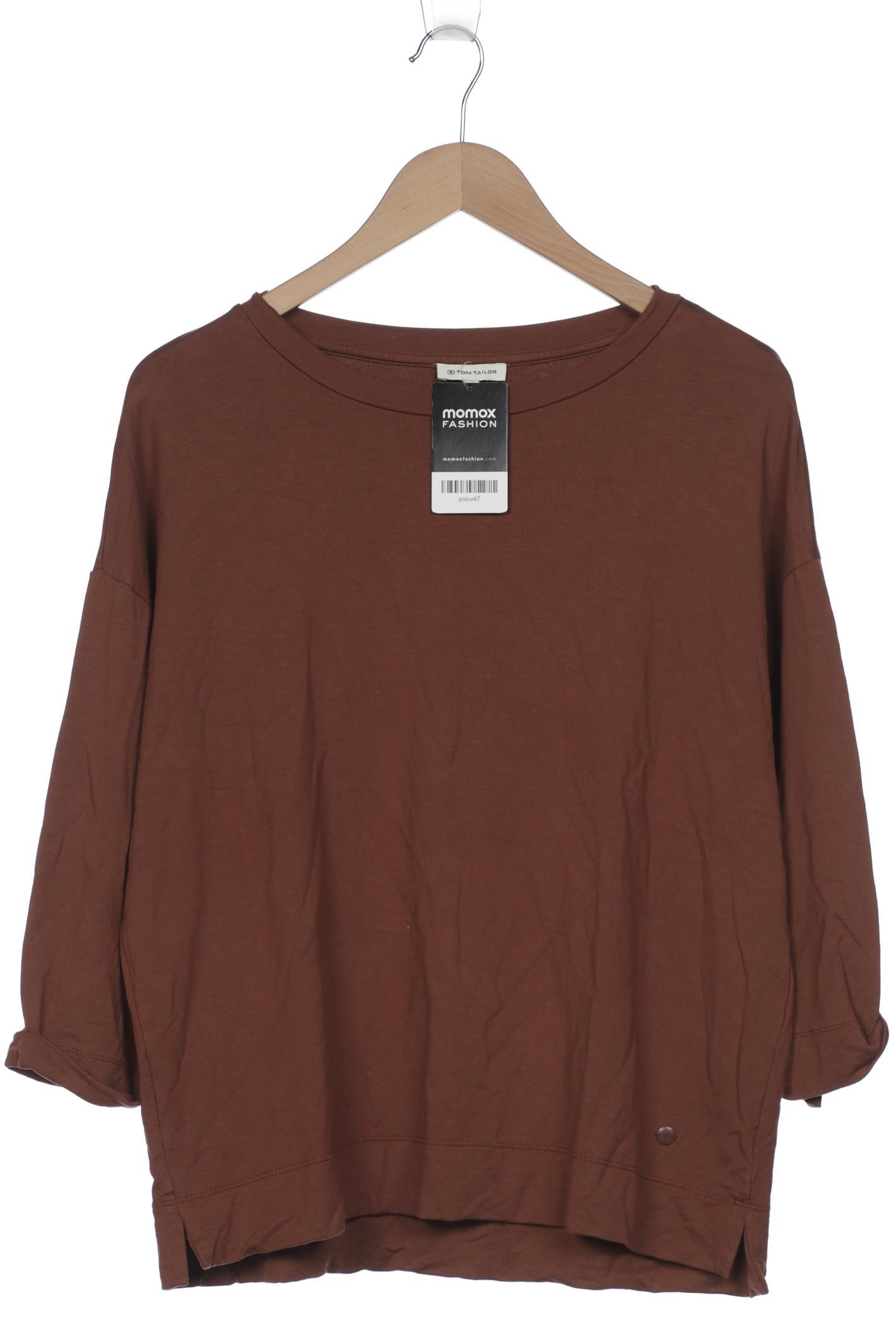 

Tom Tailor Damen Langarmshirt, braun, Gr. 44