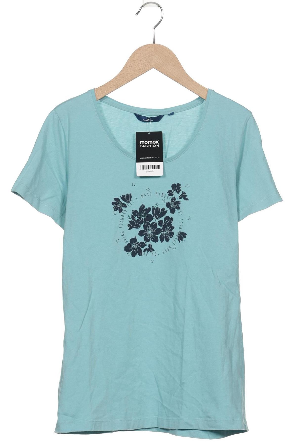 

Tom Tailor Damen T-Shirt, türkis, Gr. 42