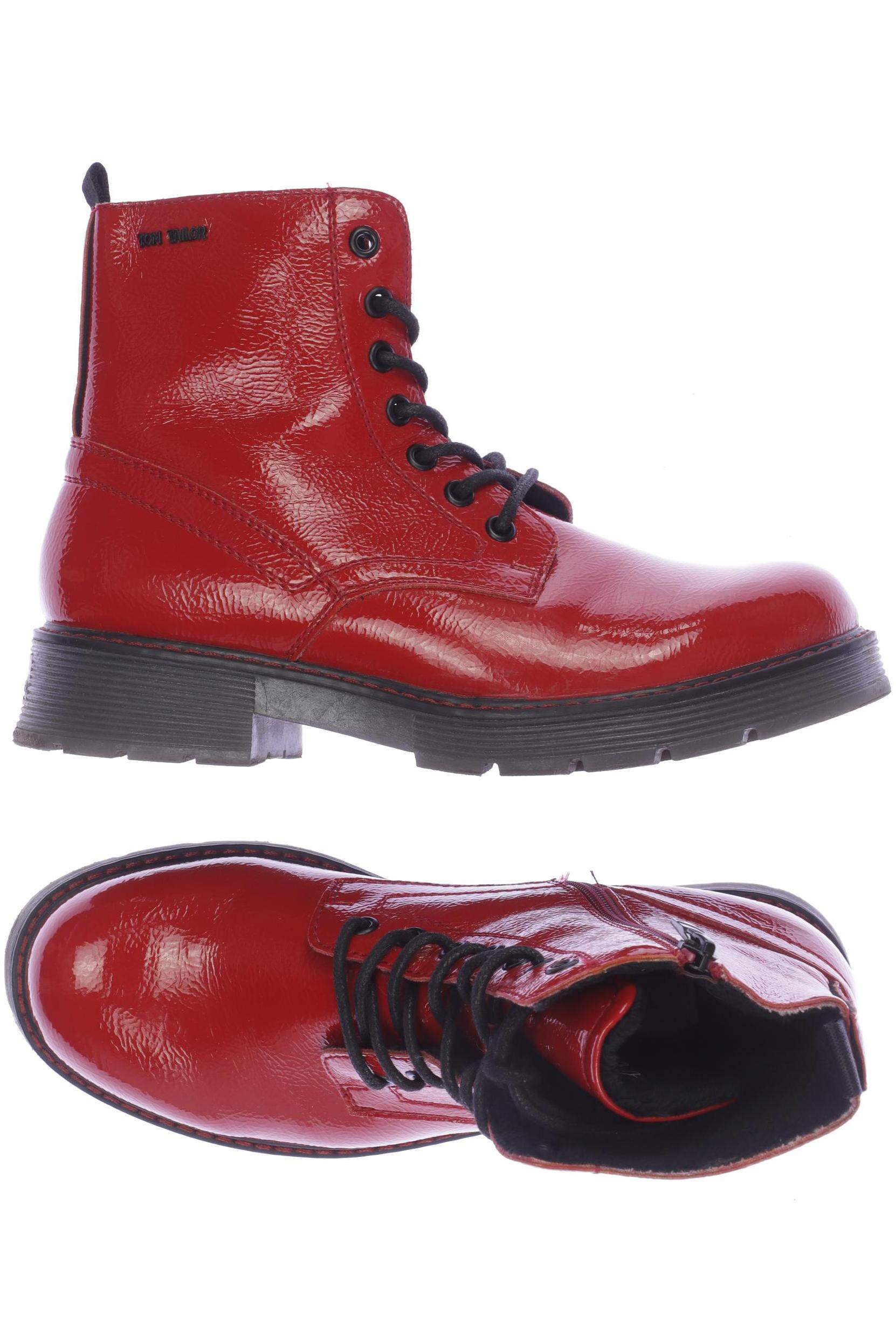 

Tom Tailor Damen Stiefelette, rot, Gr. 39