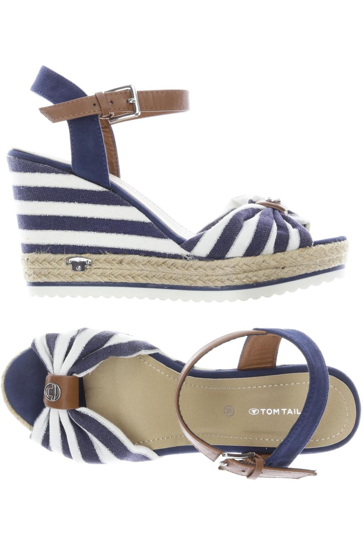 

Tom Tailor Damen Sandale, marineblau, Gr. 38