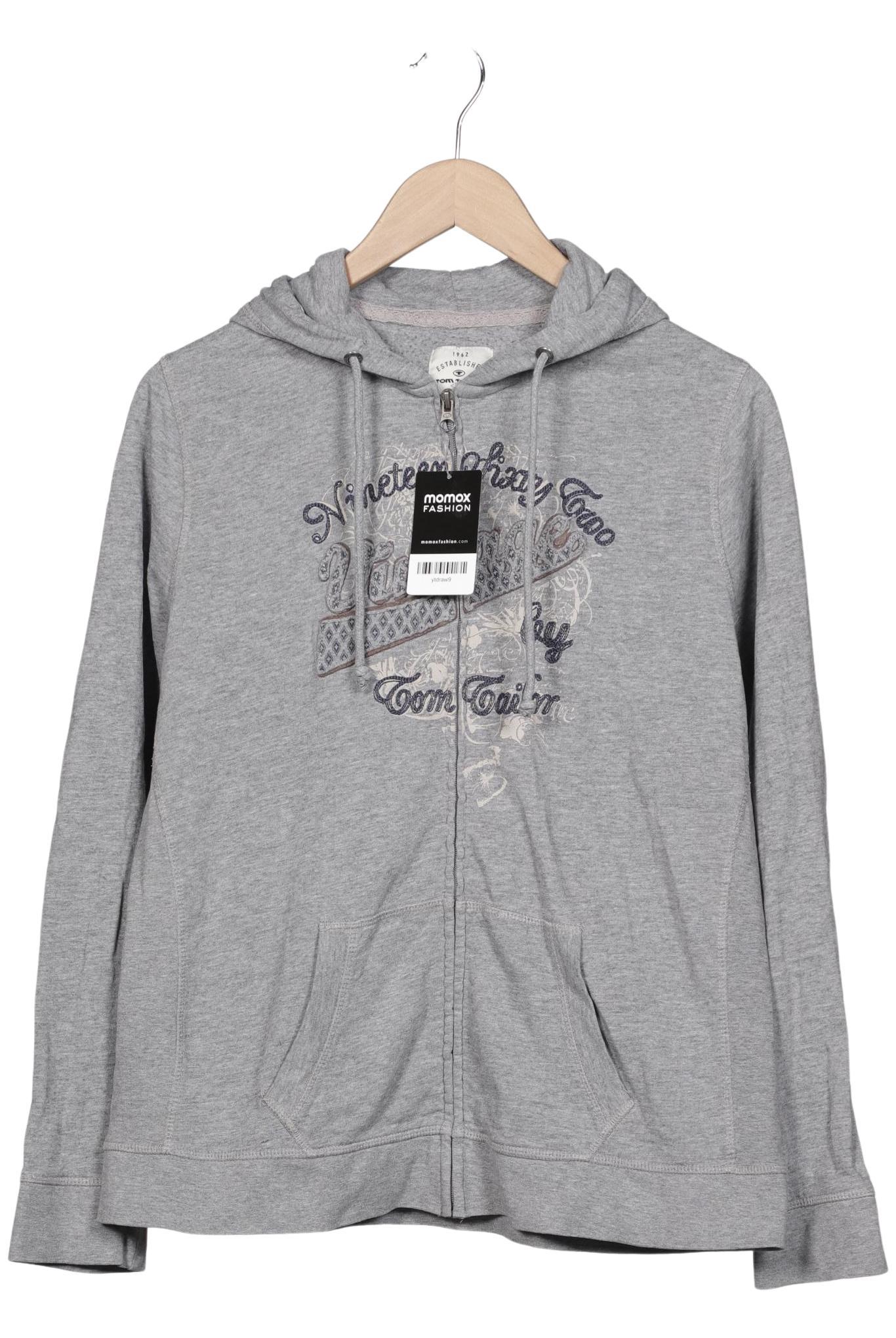 

Tom Tailor Damen Kapuzenpullover, grau, Gr. 46