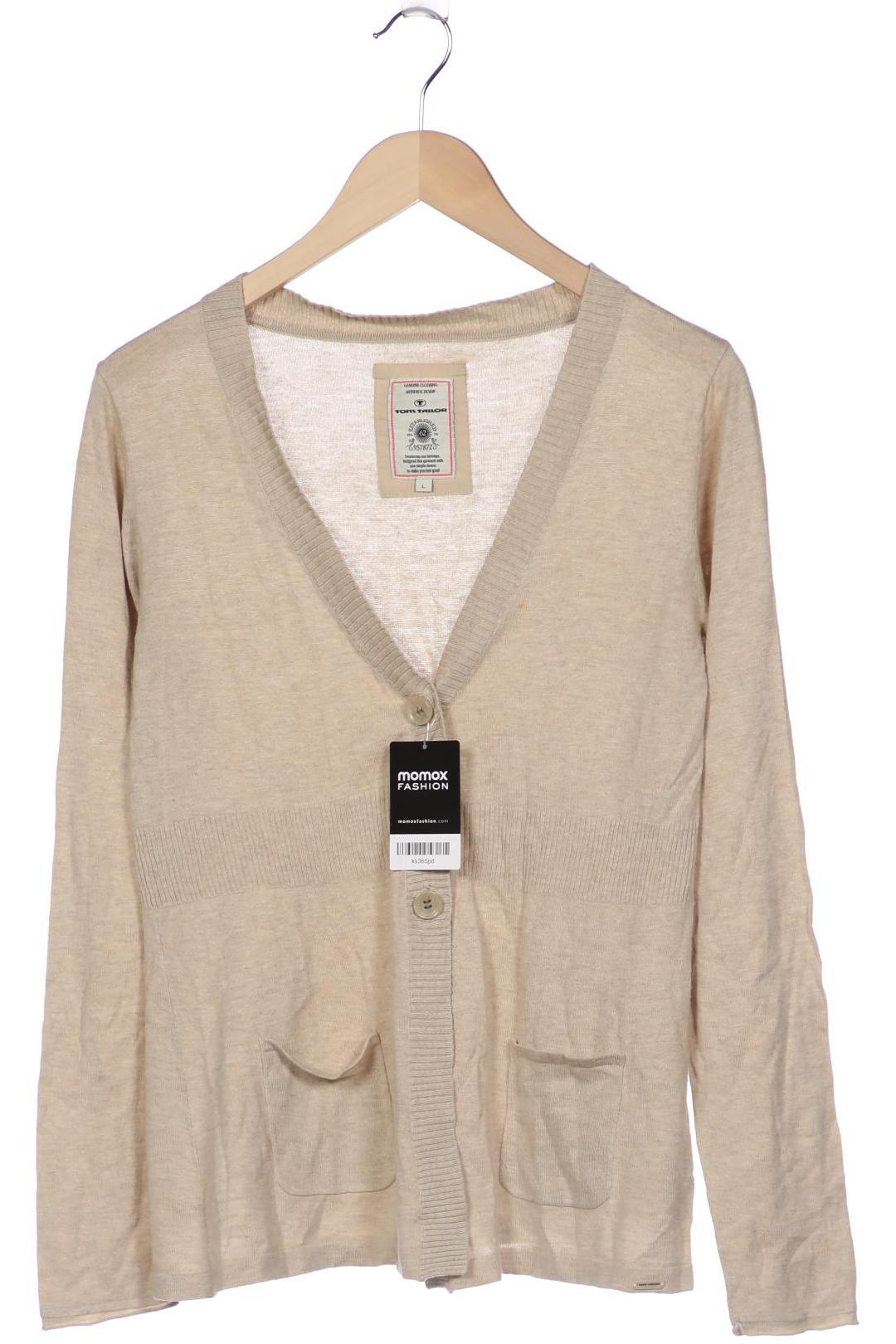 

Tom Tailor Damen Strickjacke, beige, Gr. 42