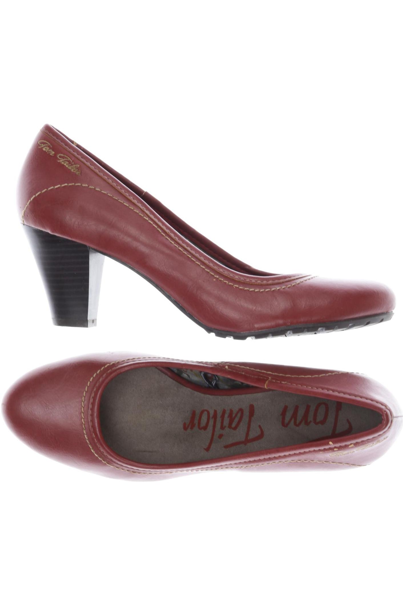 

Tom Tailor Damen Pumps, bordeaux, Gr. 40