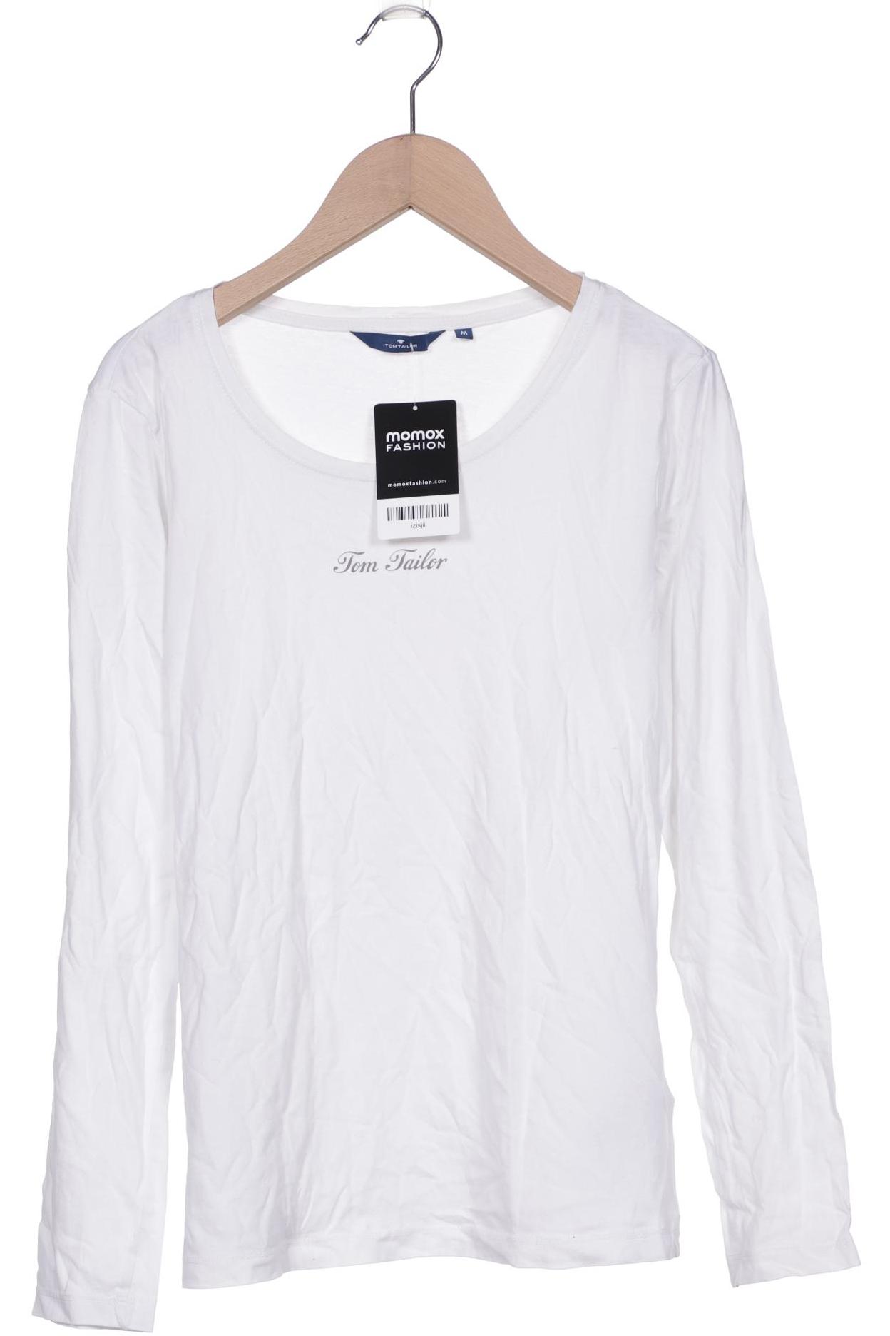 

Tom Tailor Damen Langarmshirt, weiß, Gr. 38