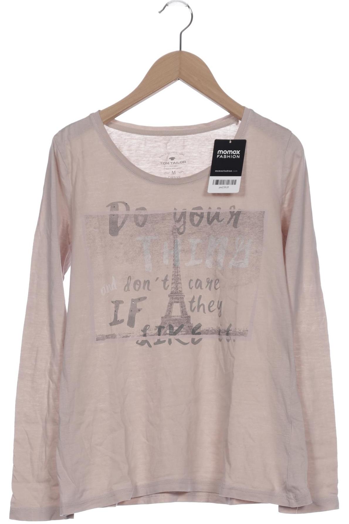 

Tom Tailor Damen Langarmshirt, beige, Gr. 38