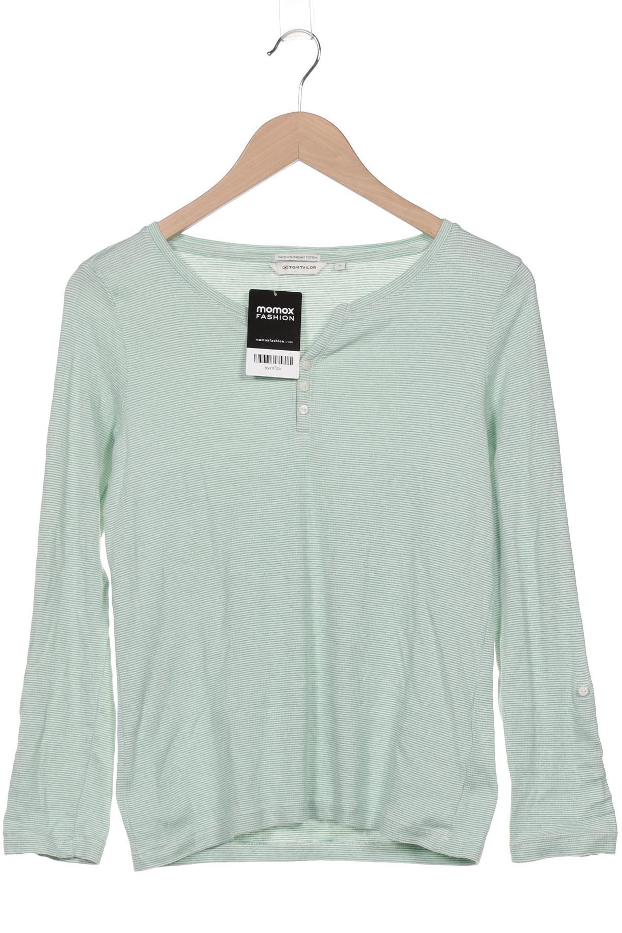 

Tom Tailor Damen Langarmshirt, hellgrün, Gr. 36